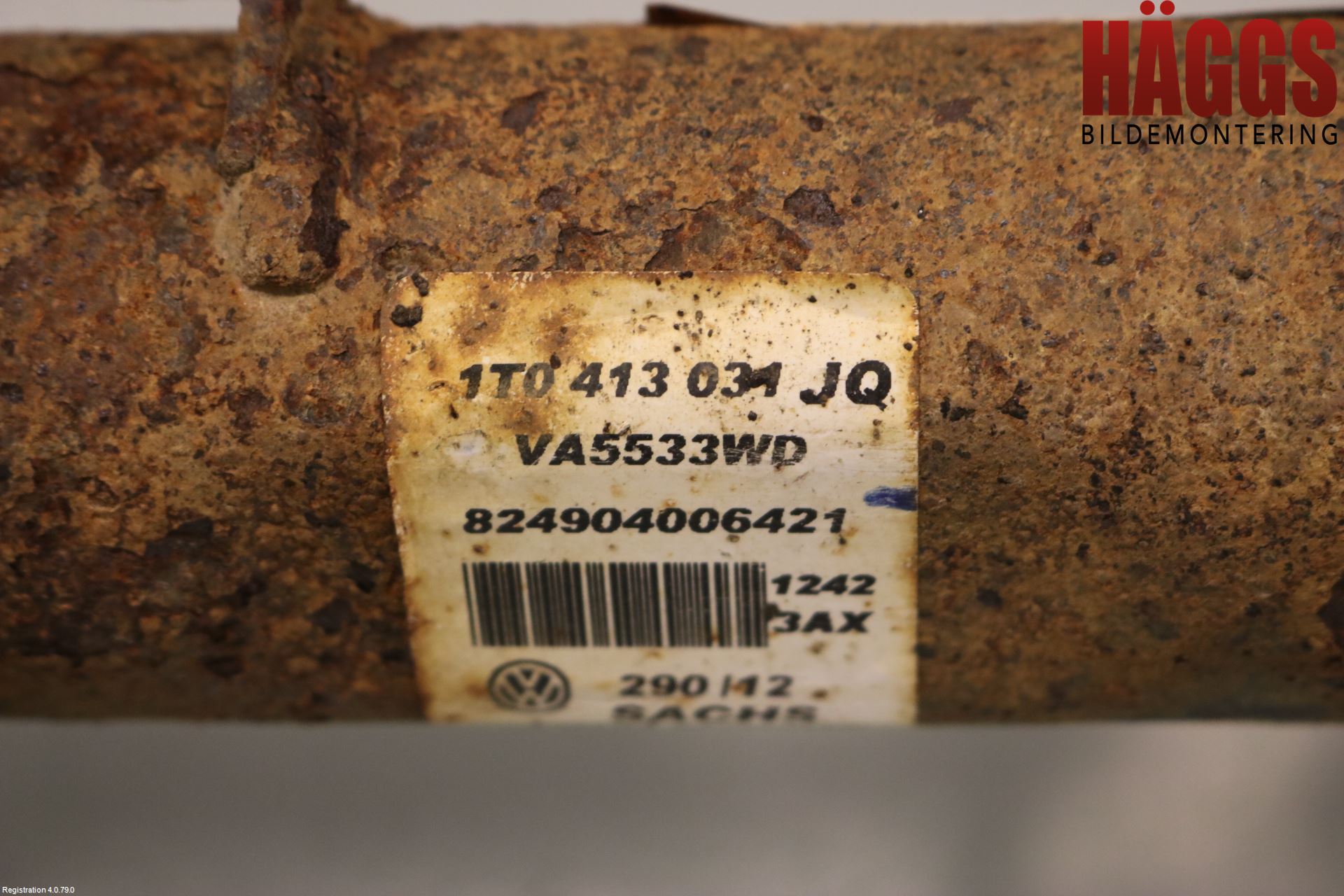 Volkswagen VW GOLF VI 09-13 Fjäderben Fram Vänster