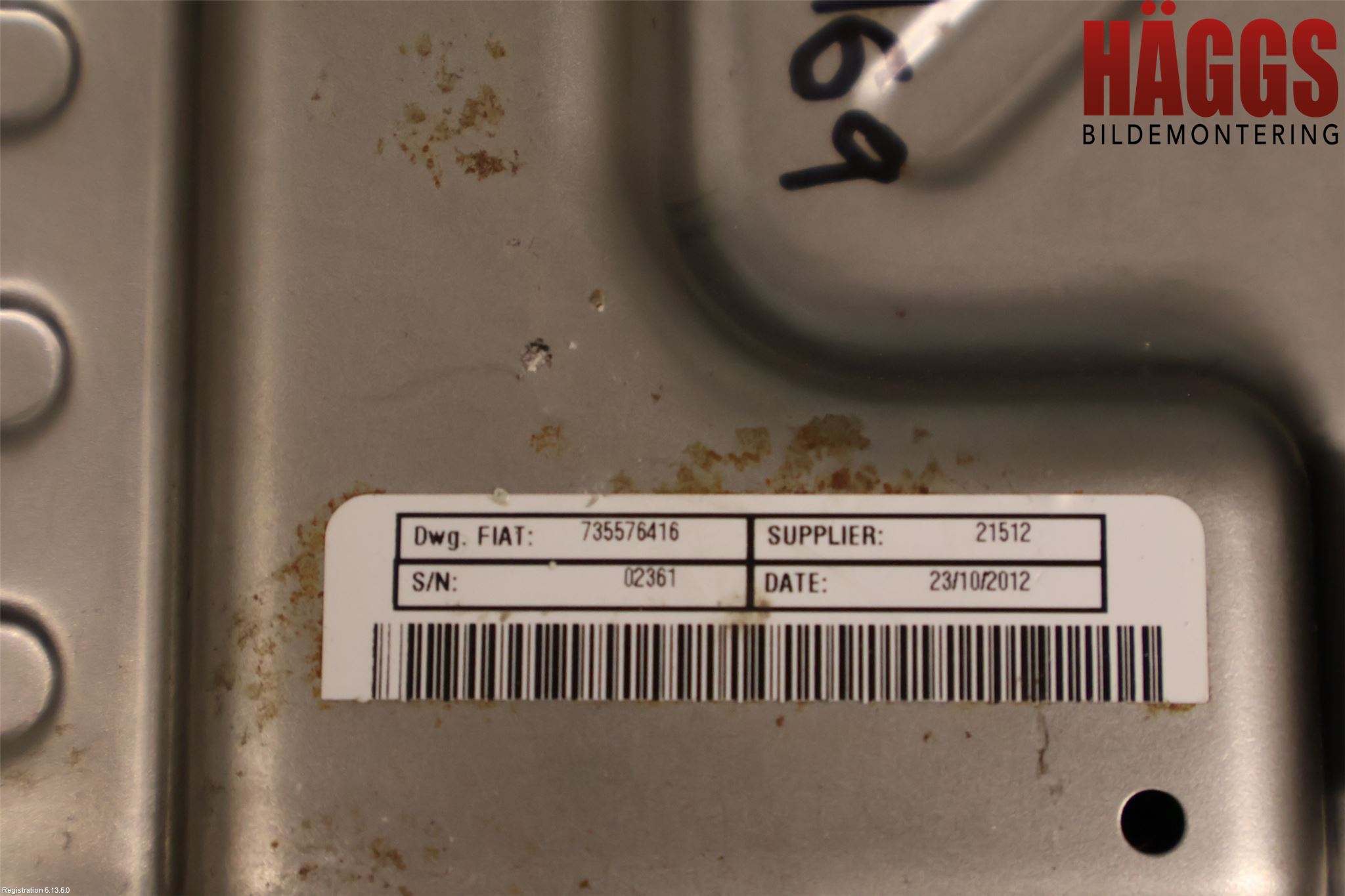 Fiat 500 07- Rattaxelagg Med Inb Servo