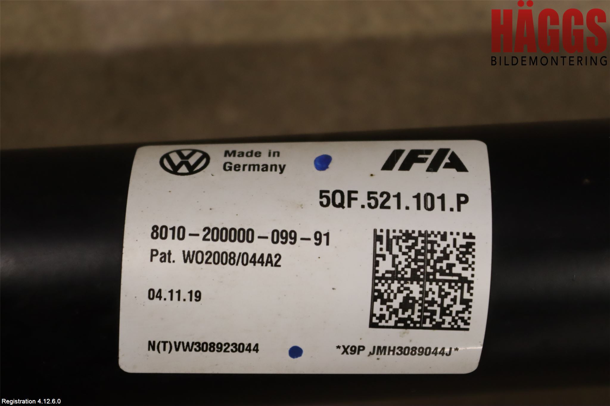 Volkswagen VW TIGUAN 16-24 Mellanaxel Komp