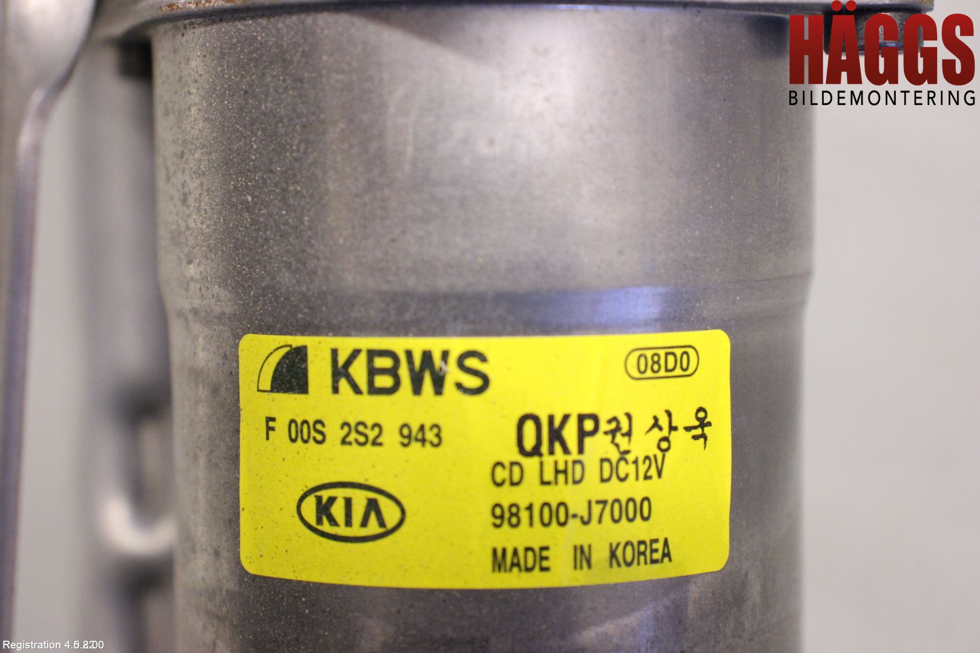 Kia XCEED 19- Torkarmotor Vindruta