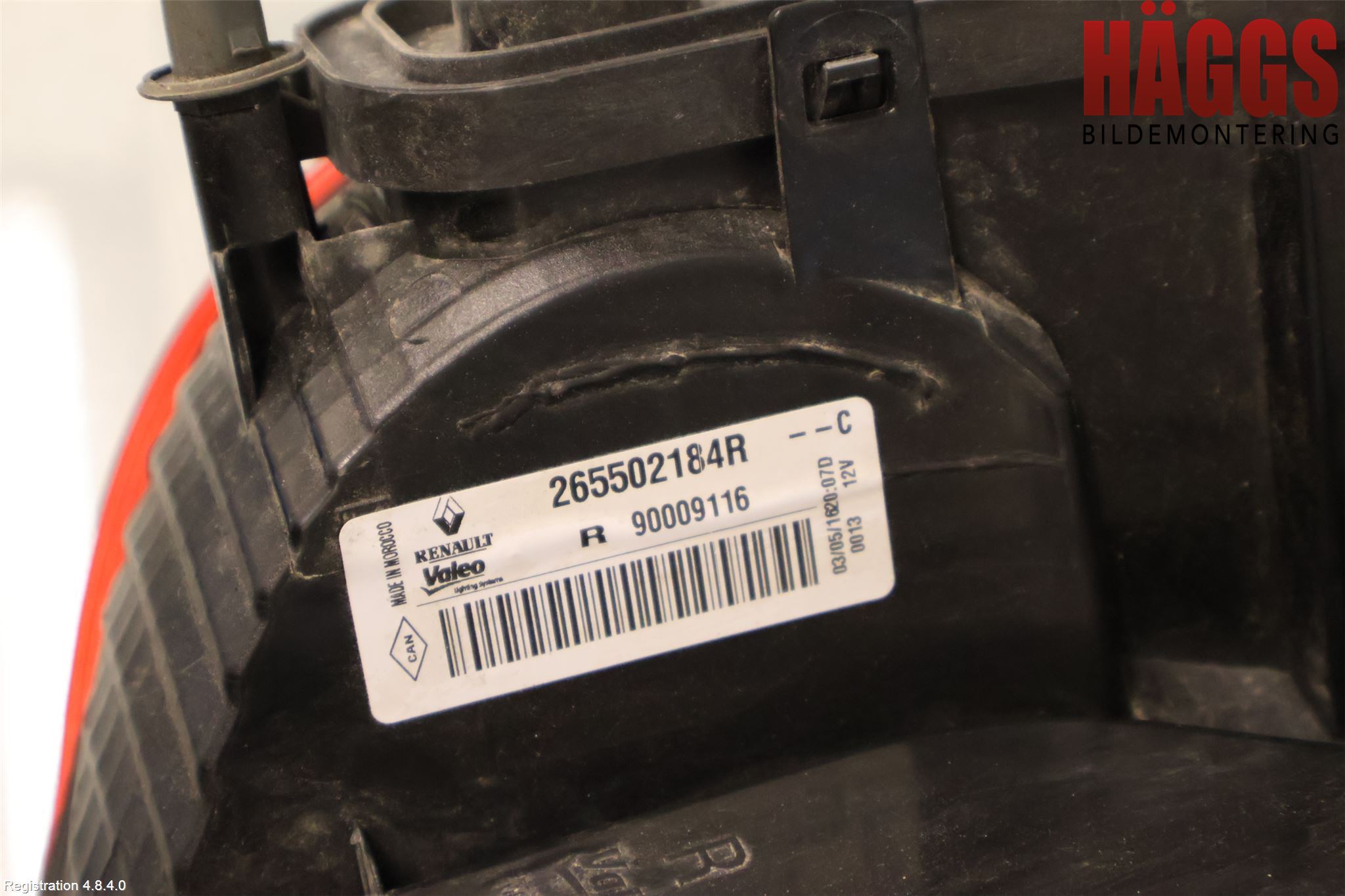 Dacia LODGY 12-18 Bakljus Höger