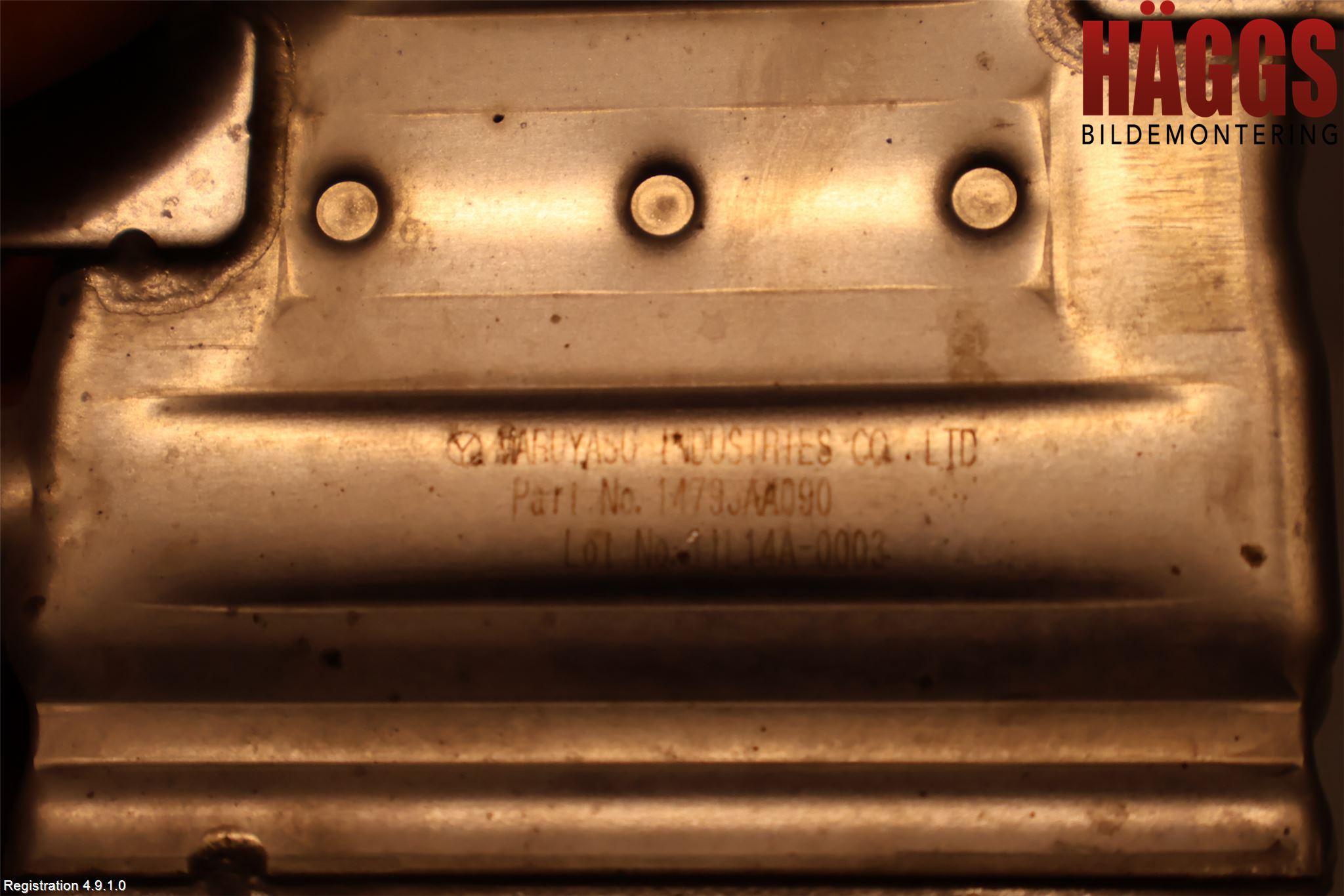 Subaru OUTBACK 15-20 Avgaskylare