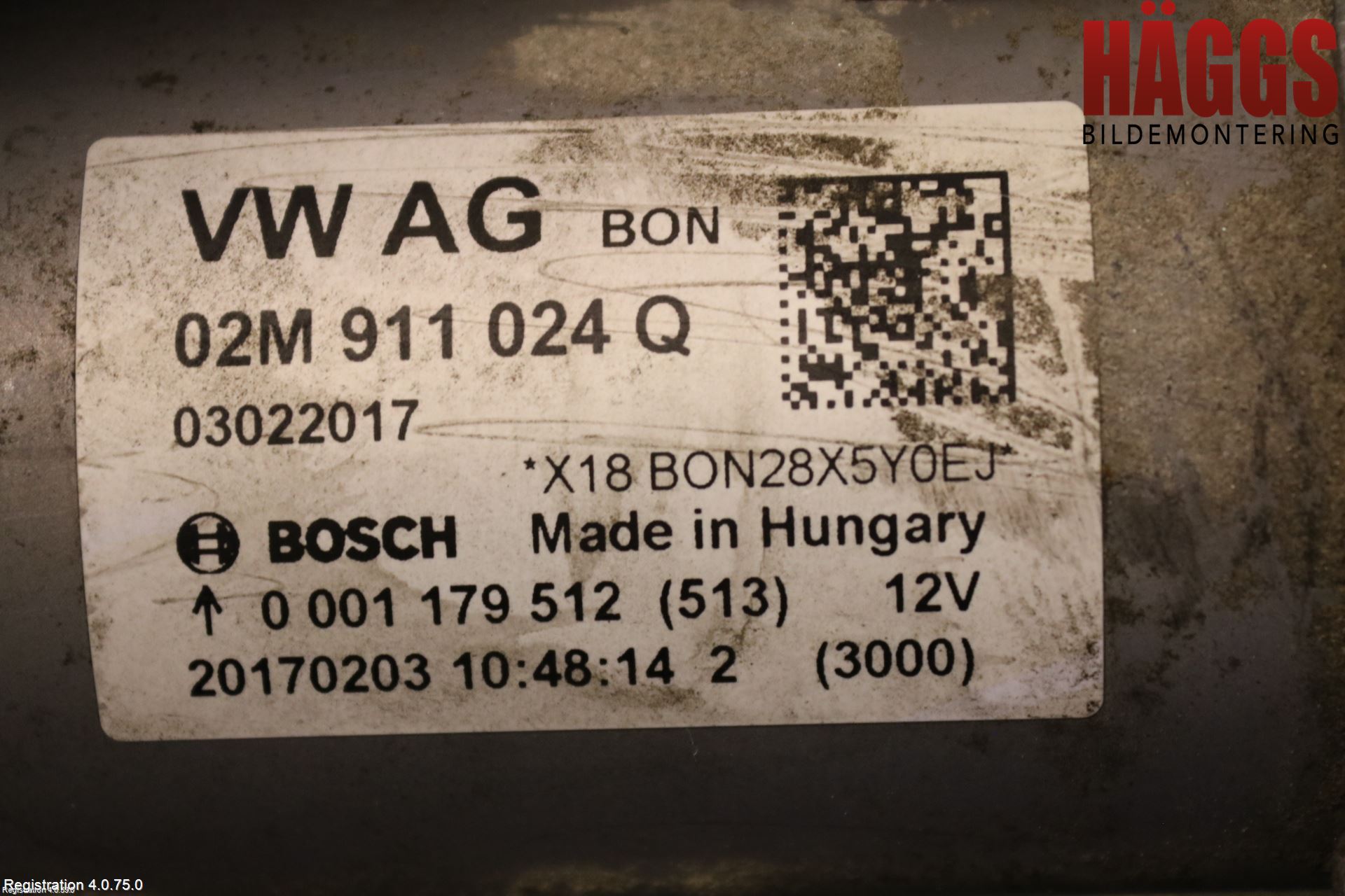 Skoda FABIA 15-21 Startmotor