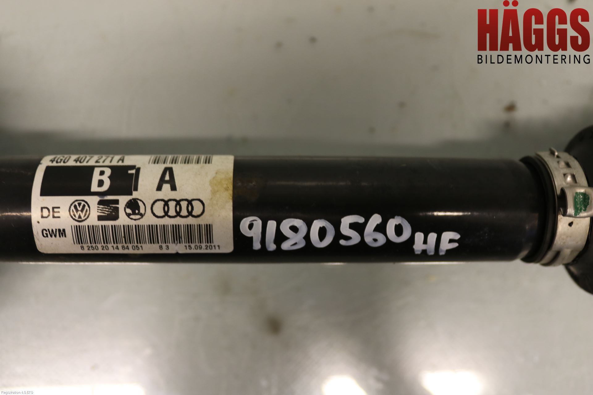 Audi A6/S6 4G 11-18 Drivaxel Fram Höger