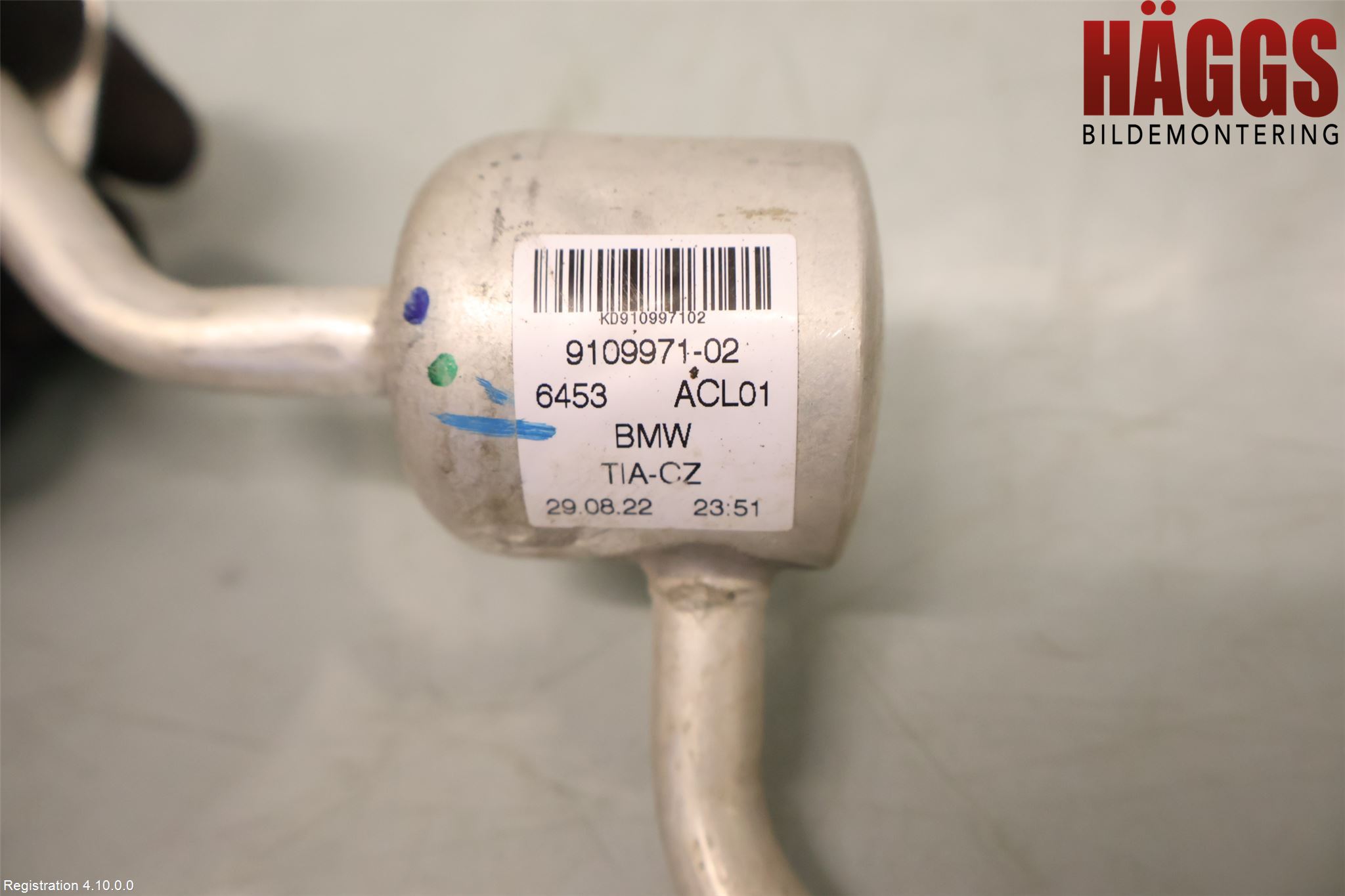 BMW 5 G30/G31/F90 17-23 Ac Slang-Rör