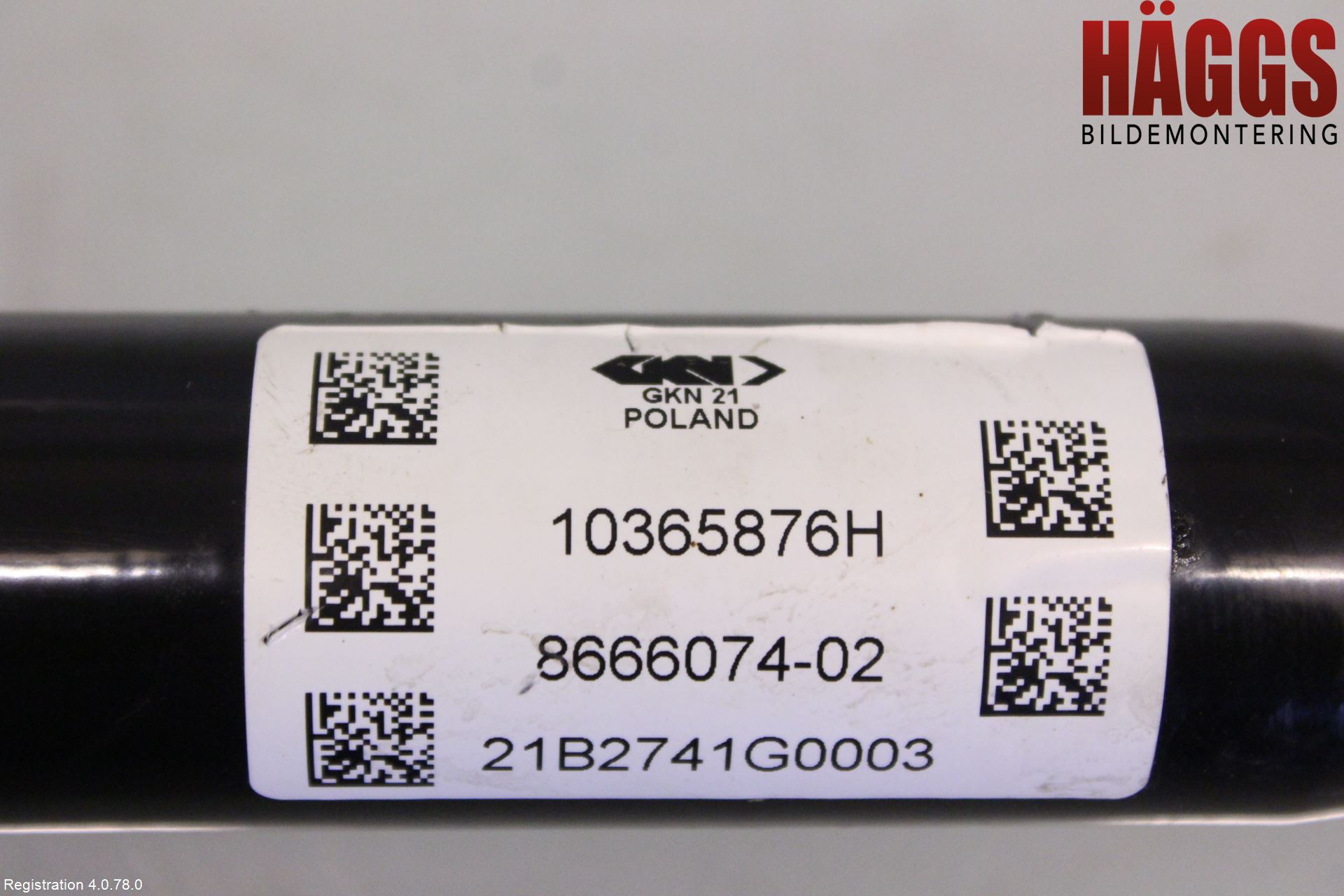 BMW 3 G20/G21/G80/G81 19- Drivaxel Bak Höger