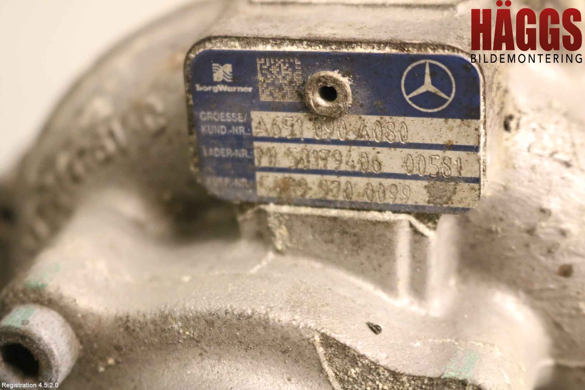 Mercedes-Benz MB E-KLASS (W212) 09-16 Turboaggregat
