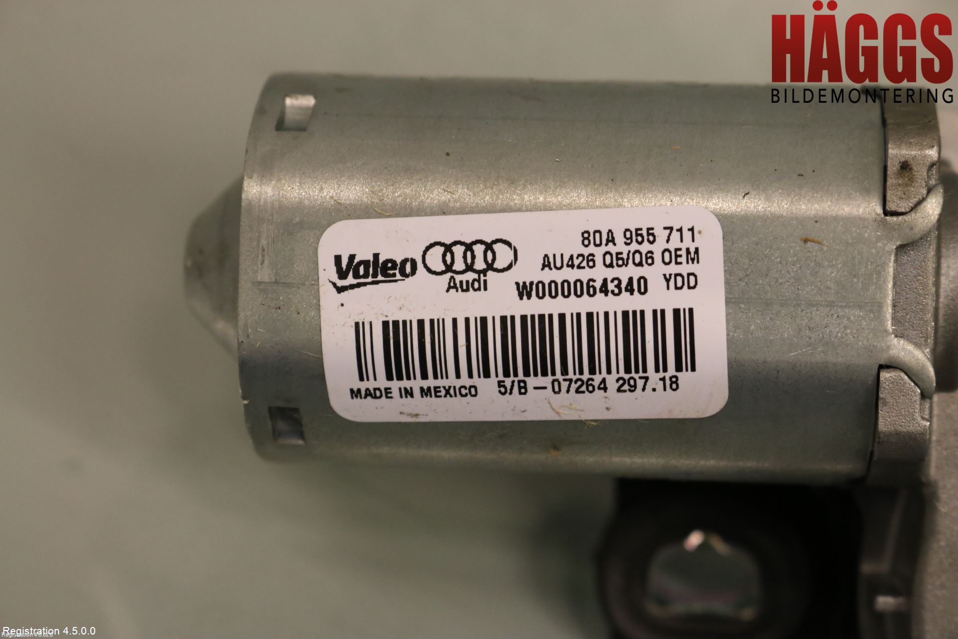 Audi Q5/SQ5 17- Torkarmotor Baklucka