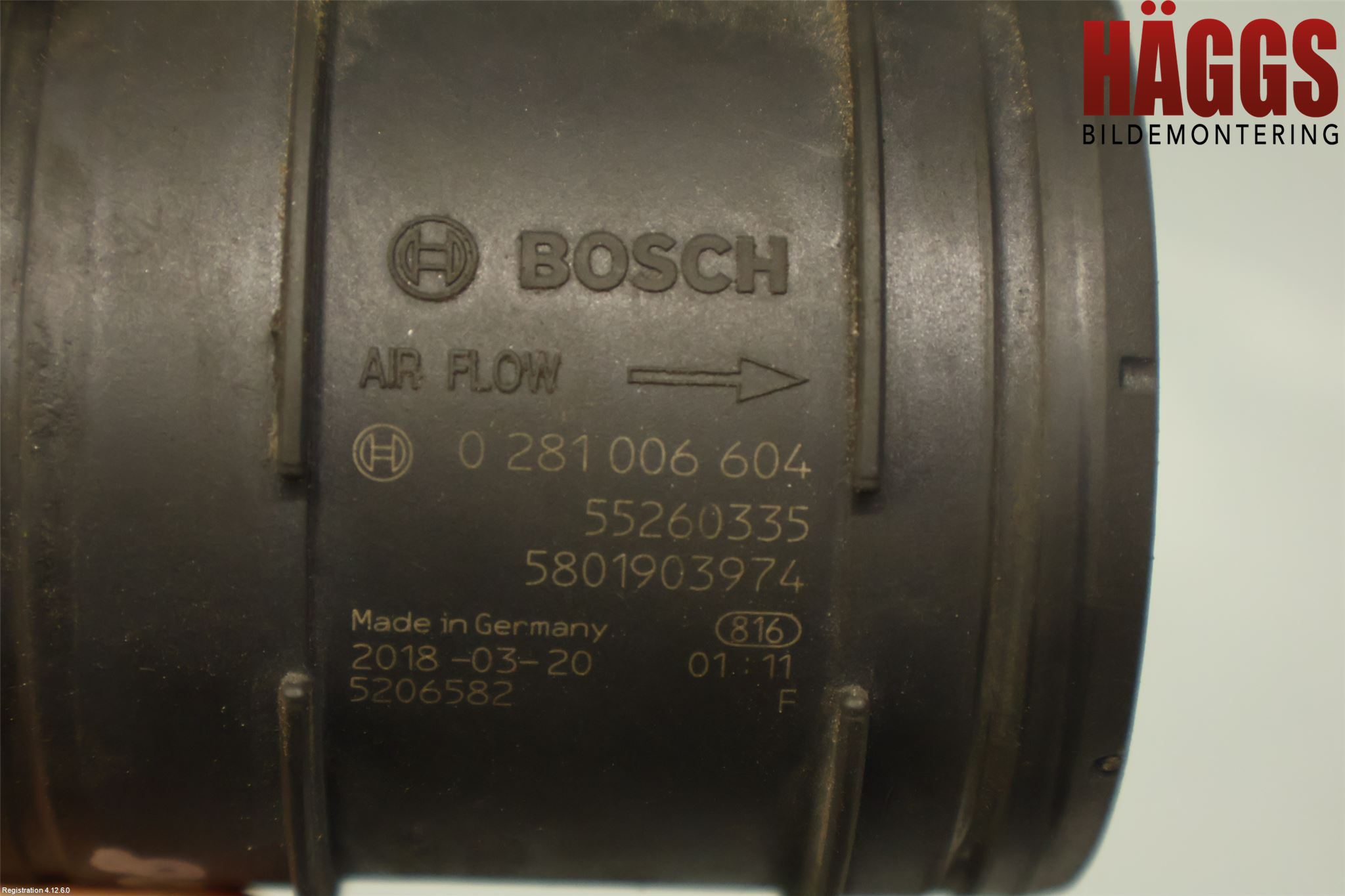 Iveco DAILY 14->> Injluftmassamätare