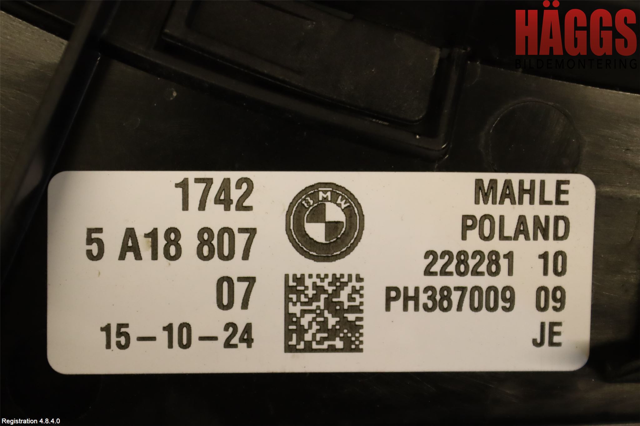 BMW 5/i5 G60/G61 24- Kylfläkt El