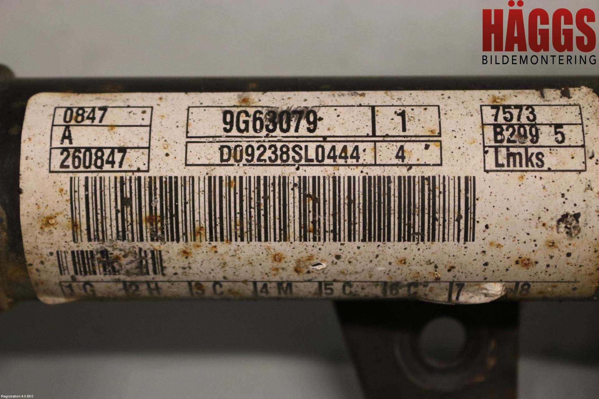 Ford FIESTA 09-12 Fjäderben Fram Vänster