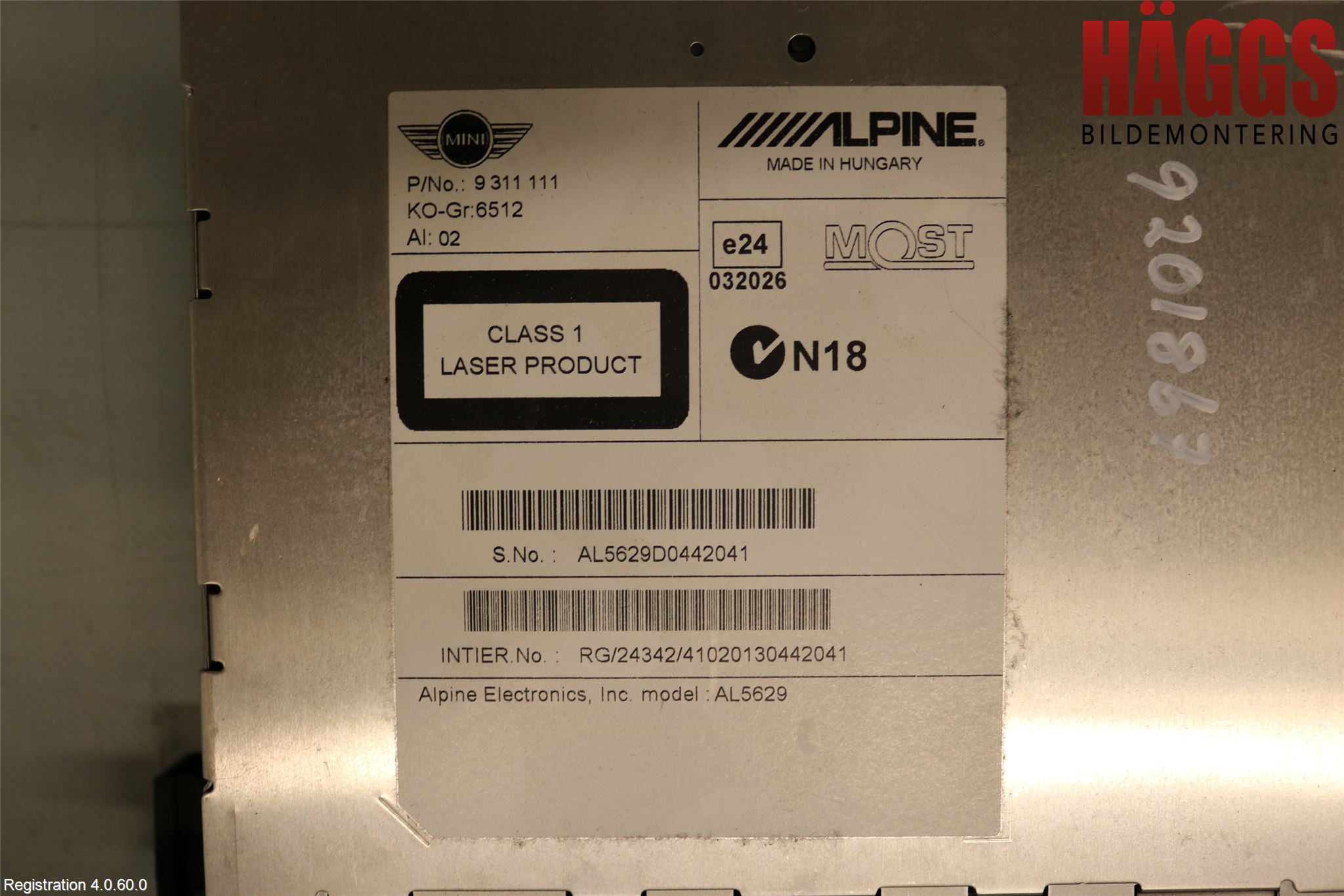 Mini COUPE R56 05-14 Cd Radio - Multimediapanel