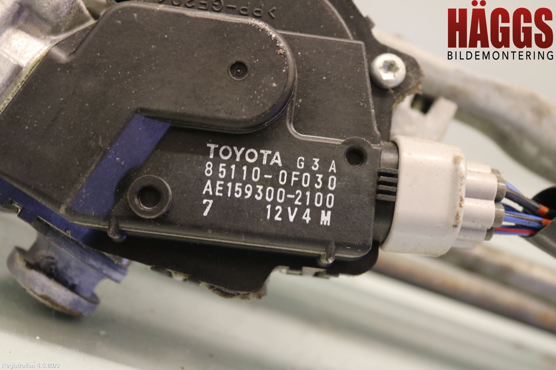 Toyota VERSO 09-18 Torkarmotor Vindruta