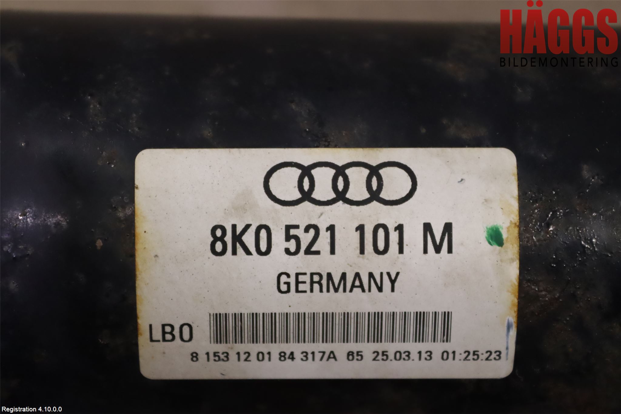 Audi A5 07-16 Mellanaxel Komp