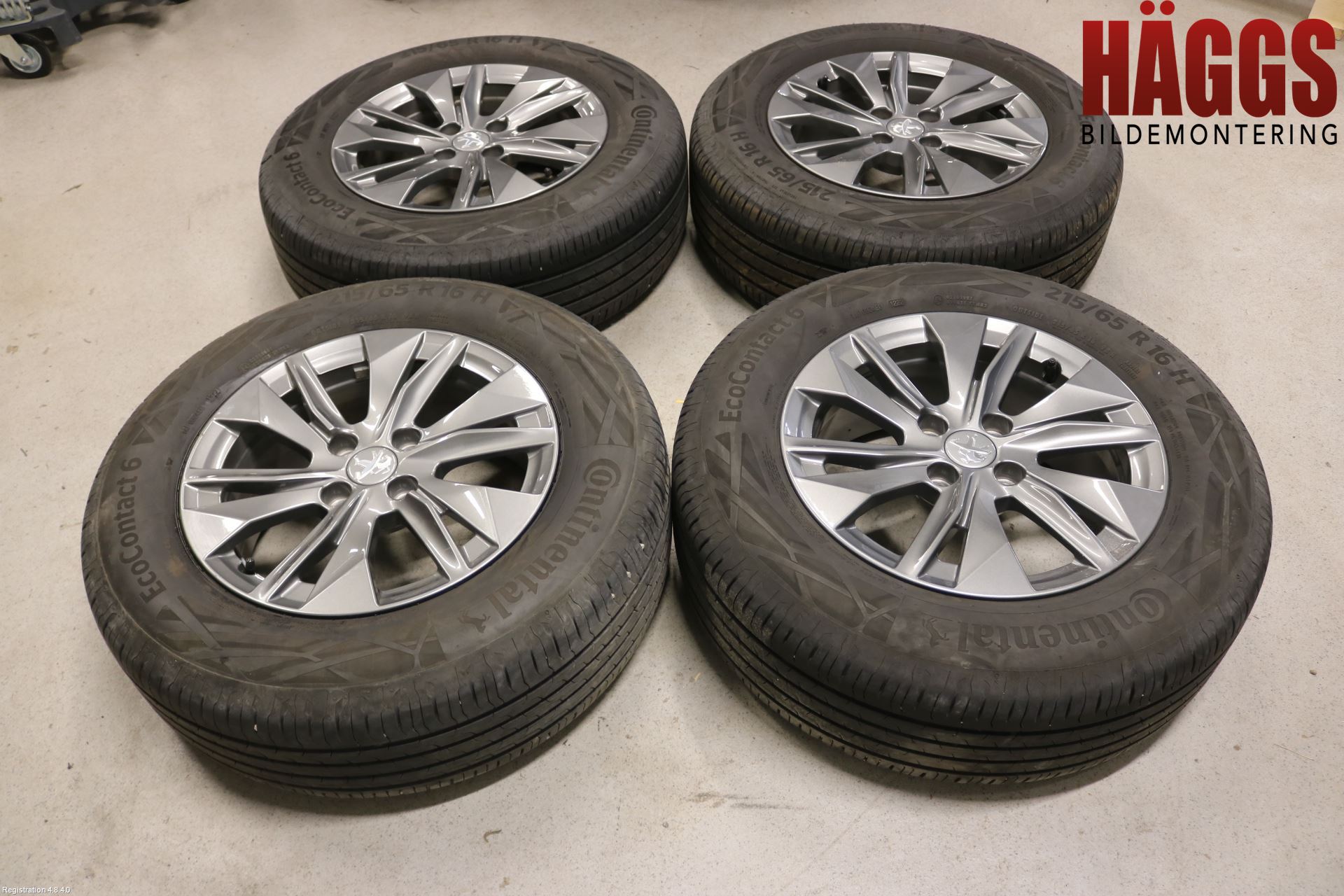 Peugeot 2008/E-2008 20- Sommardäck Alumfälg 4St