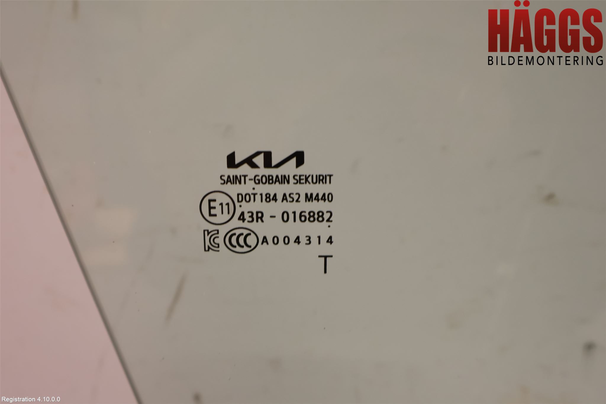 Kia EV6 (CV) 22- Dörruta Fram Höger