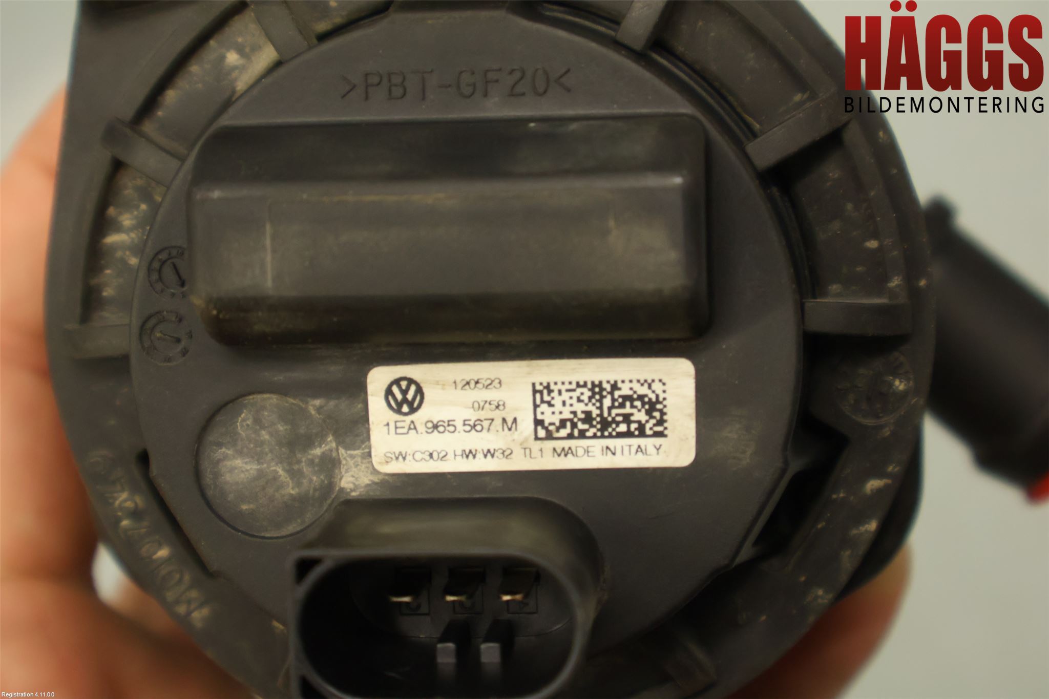 Audi Q4 E-TRON FZ 22- Värme Cirkulationspump