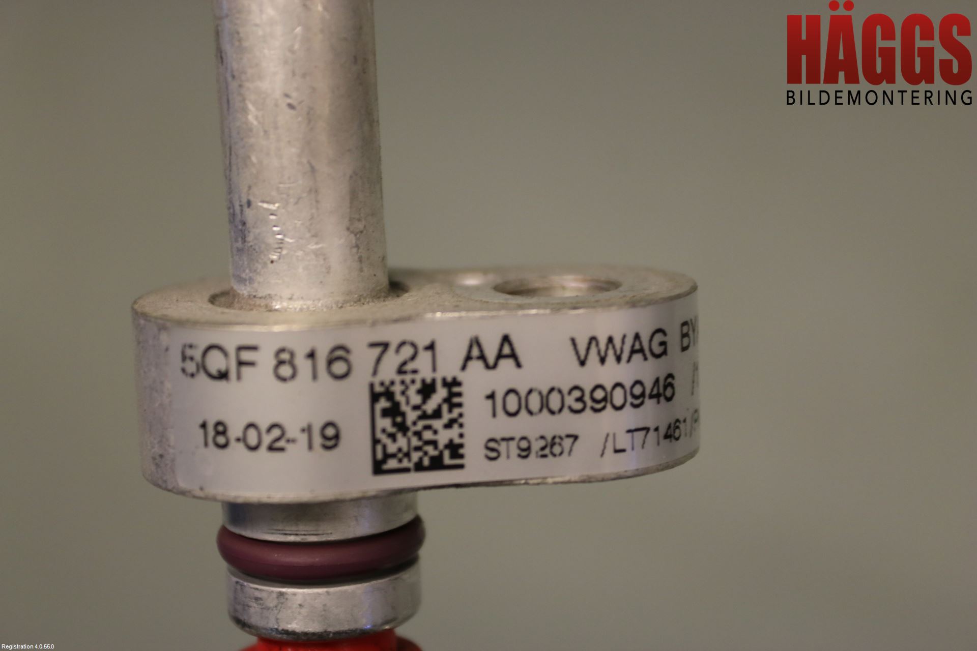 Audi Q3 F3 19- Ac Slang-Rör