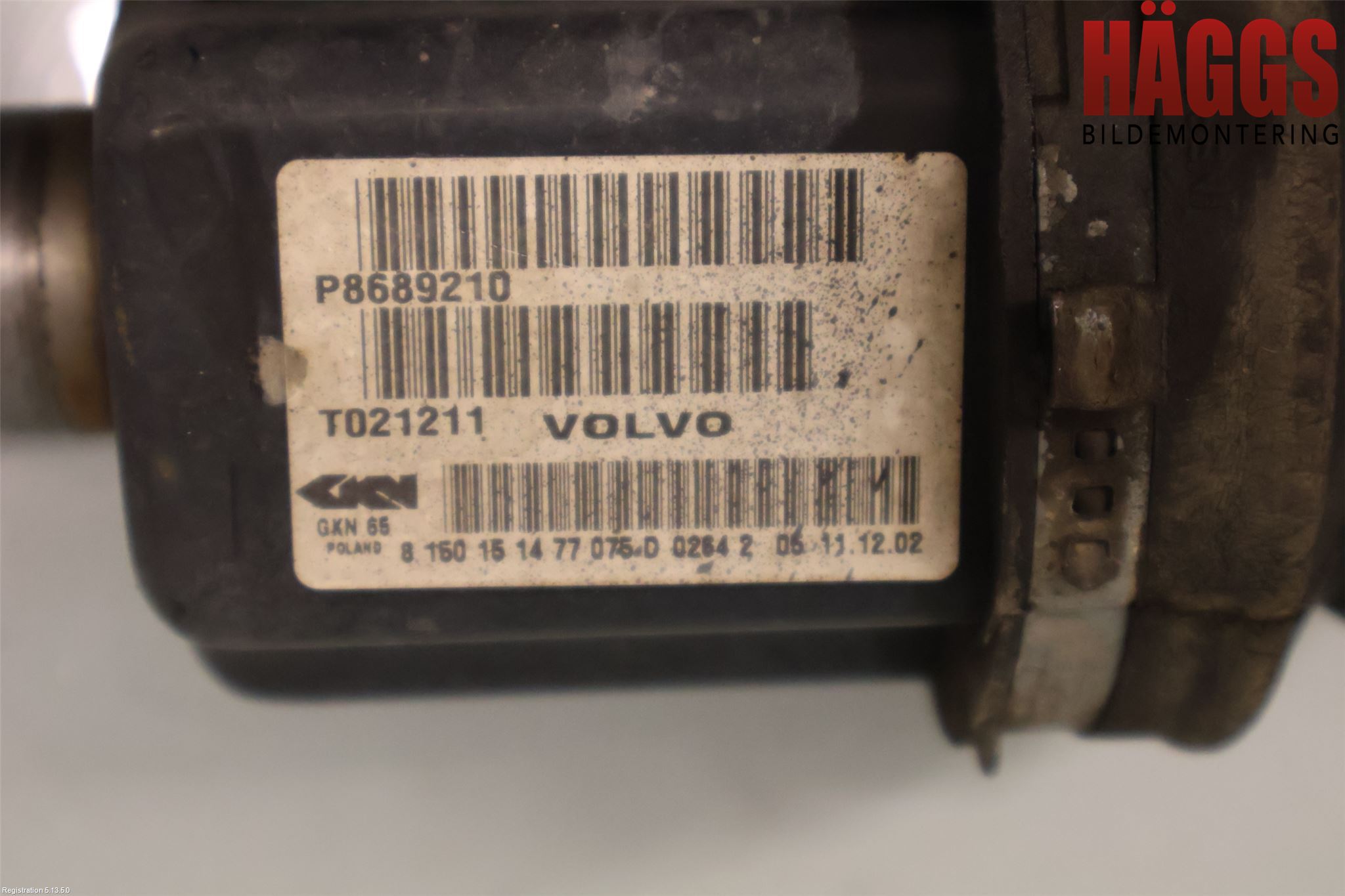 Volvo V70 00-04 Drivaxel Fram Vänster