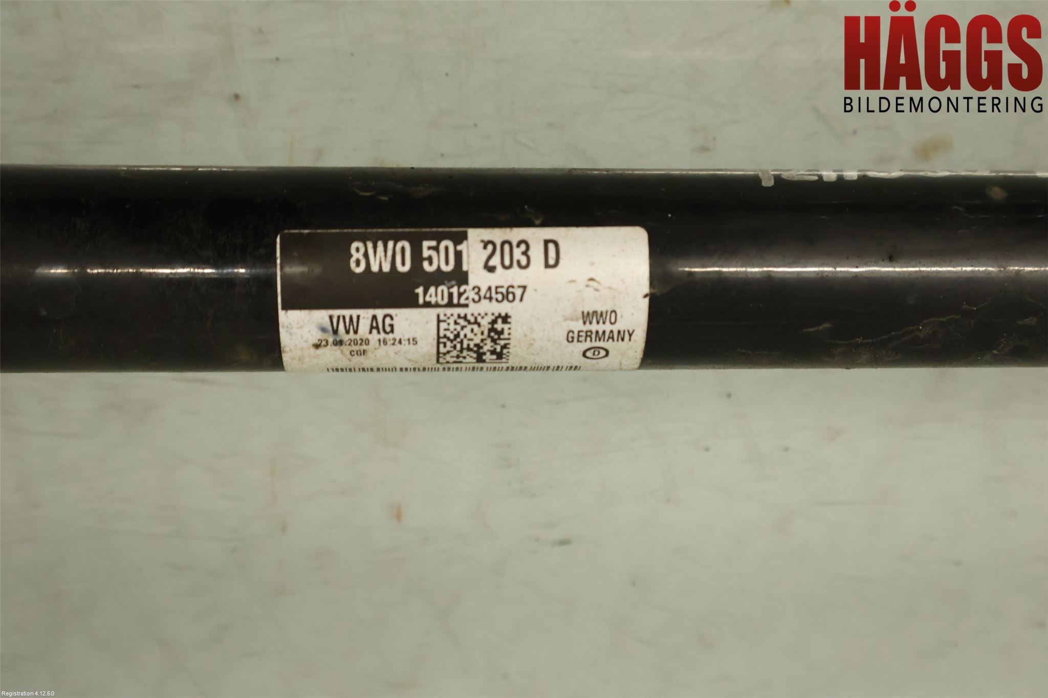 Audi A4/S4 B9 20- Drivaxel Bak Höger