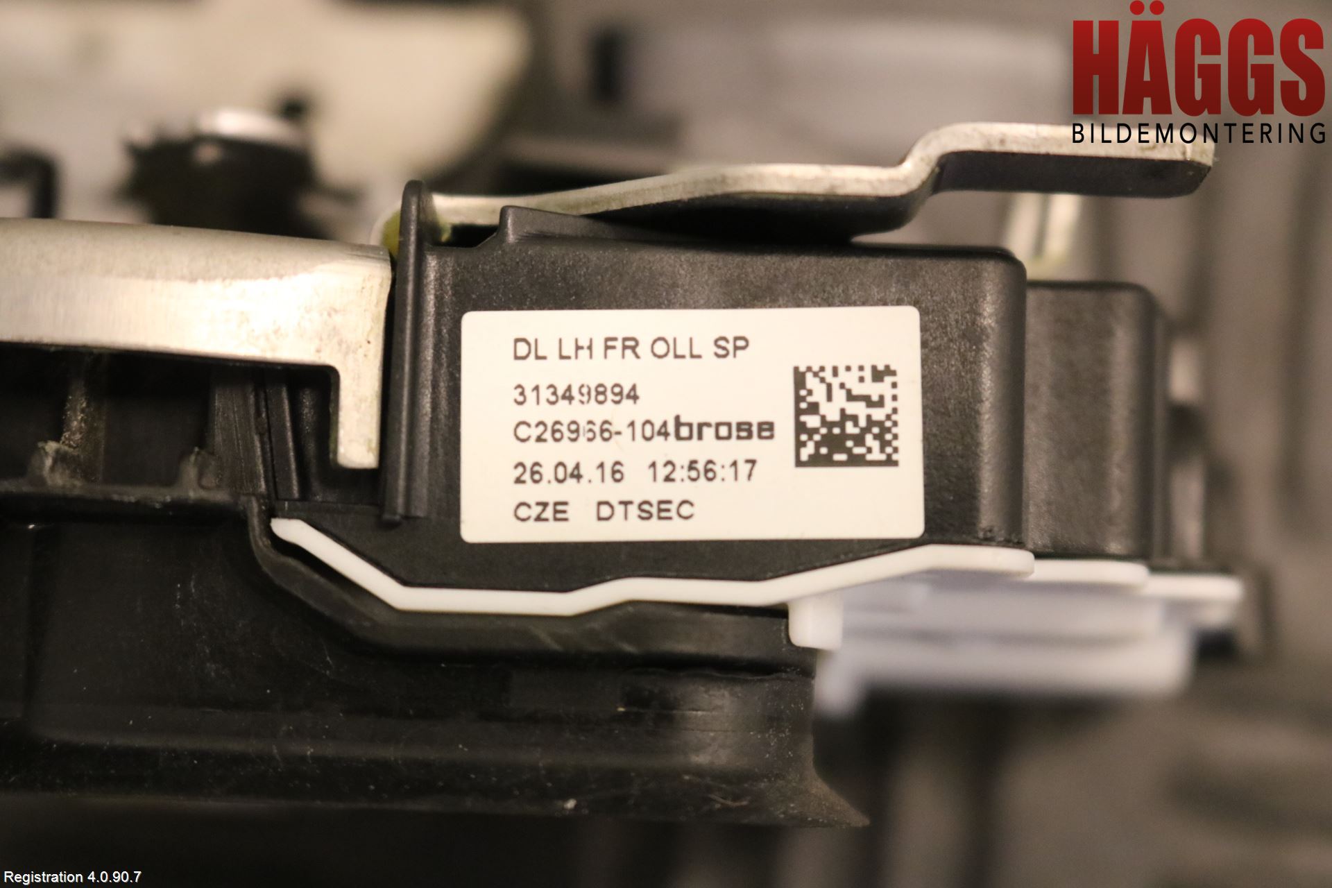 Volvo XC90/RECHARGE 16- Låskista-Dörrlås