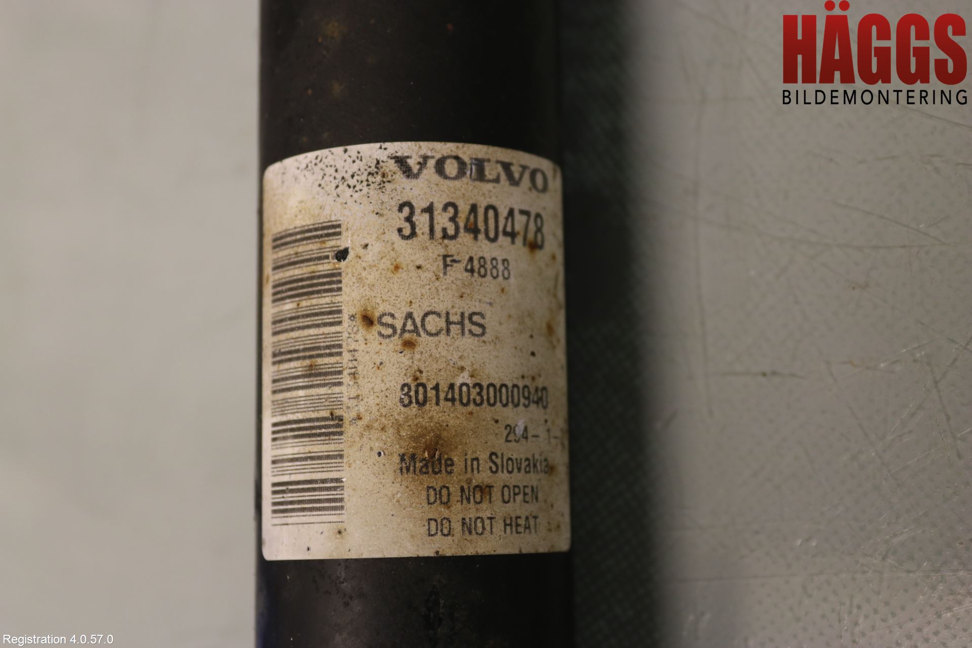 Volvo XC60 09-13 Stötdämpare Bak