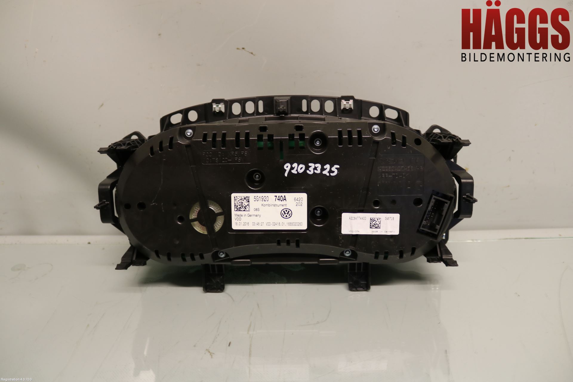 Volkswagen VW GOLF / E-GOLF VII 13-20 Instrument Komb