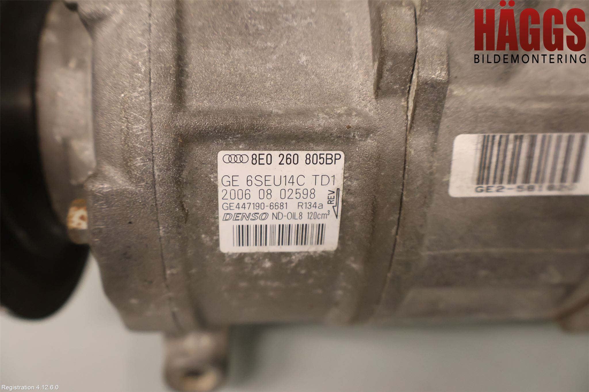 Audi A4/S4 05-07 Ac Kompressor