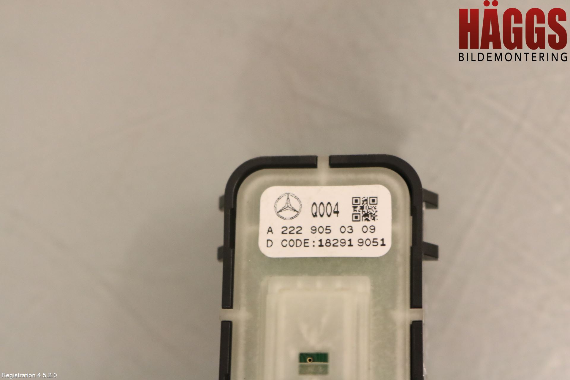 Mercedes-Benz MB E-KLASS (W213) 16-23 Strömställare Elhiss