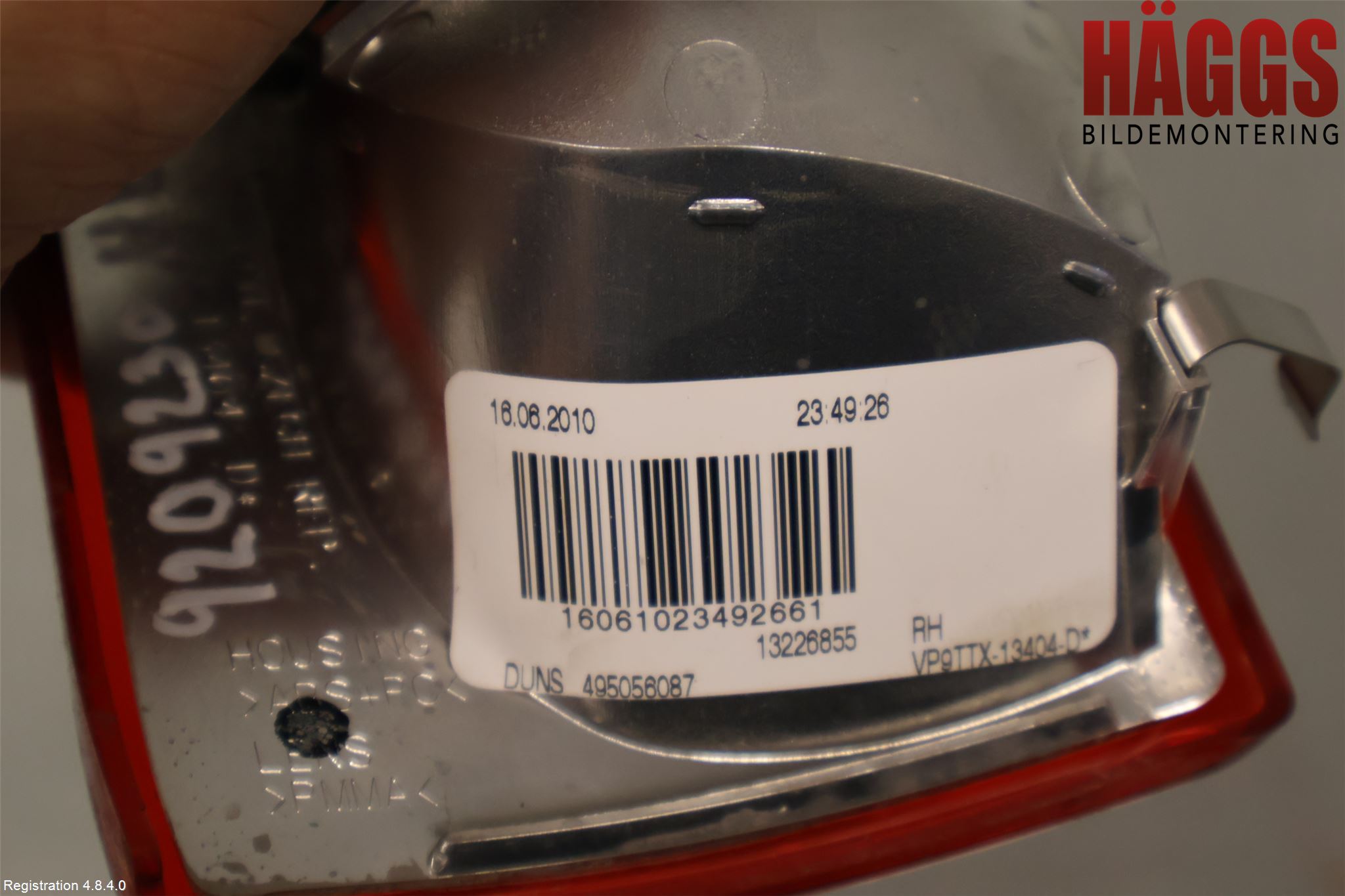 Opel INSIGNIA 09-16 Bakljus Höger