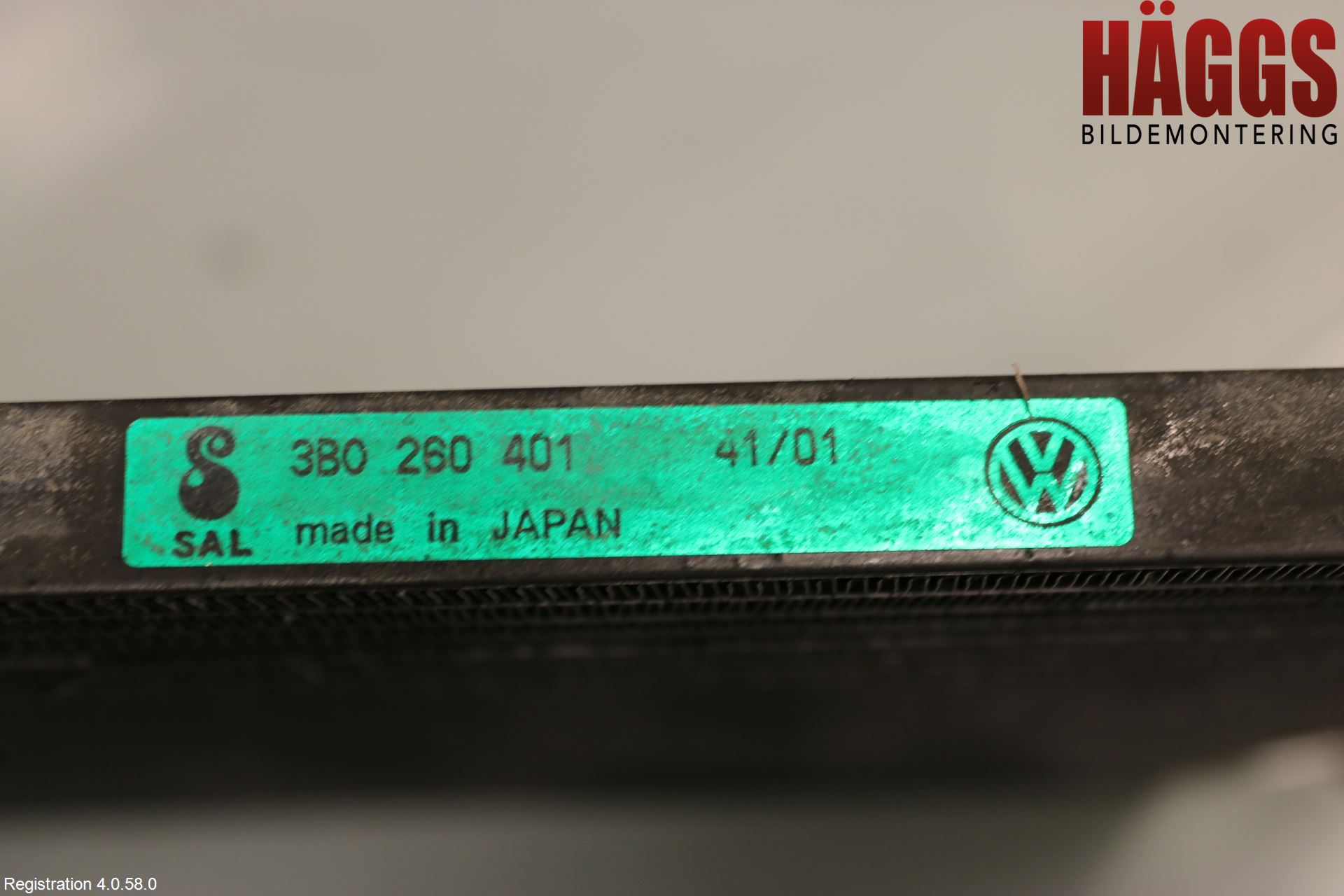 Volkswagen VW PASSAT 01-05 Ac Kondensor-Kylare
