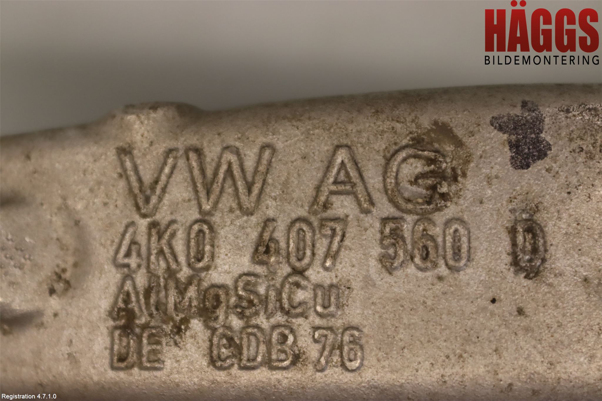 Audi A6 F2/C8 19- Styrspindel Lagerhus Hö