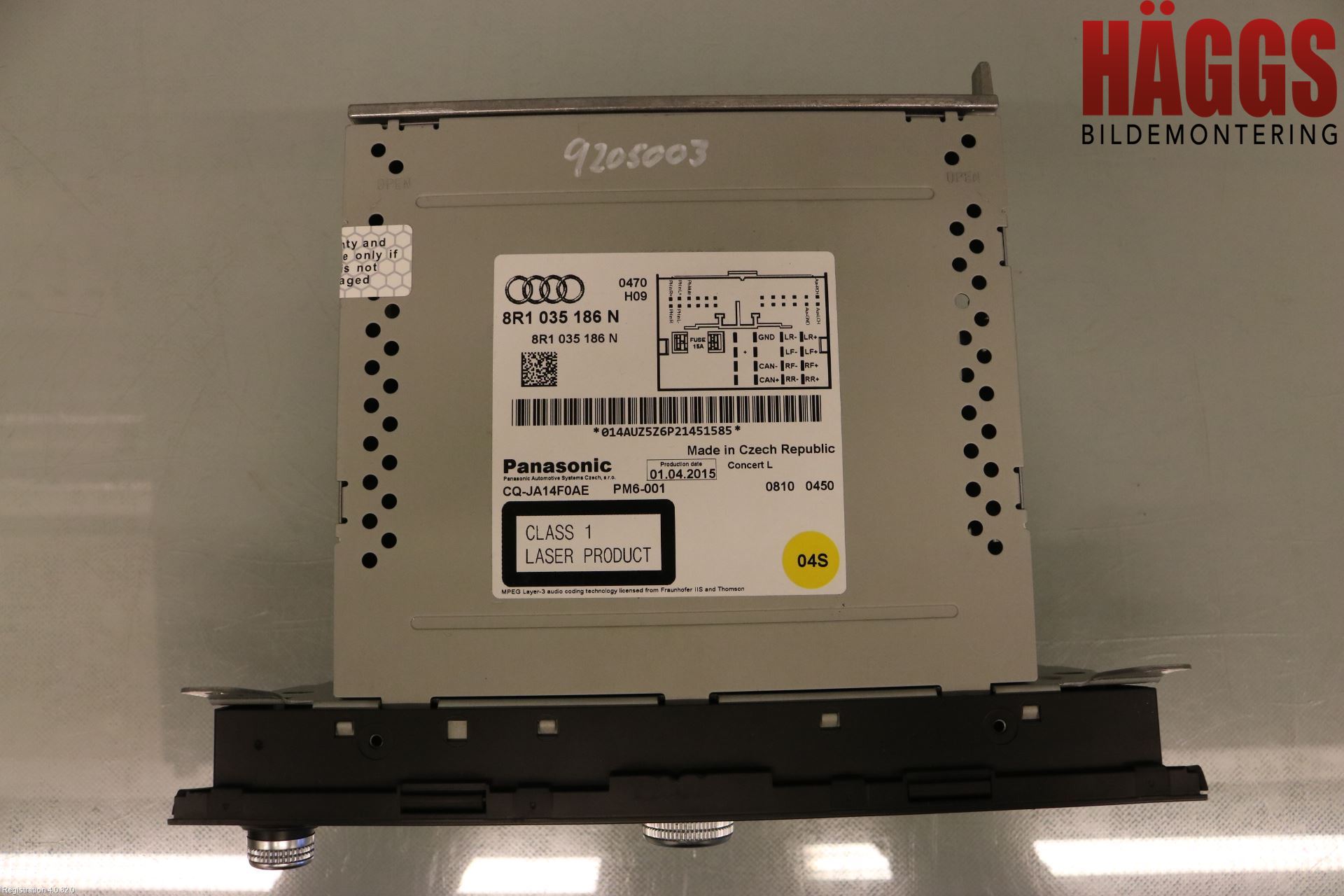 Audi A5 07-16 Cd Radio - Multimediapanel