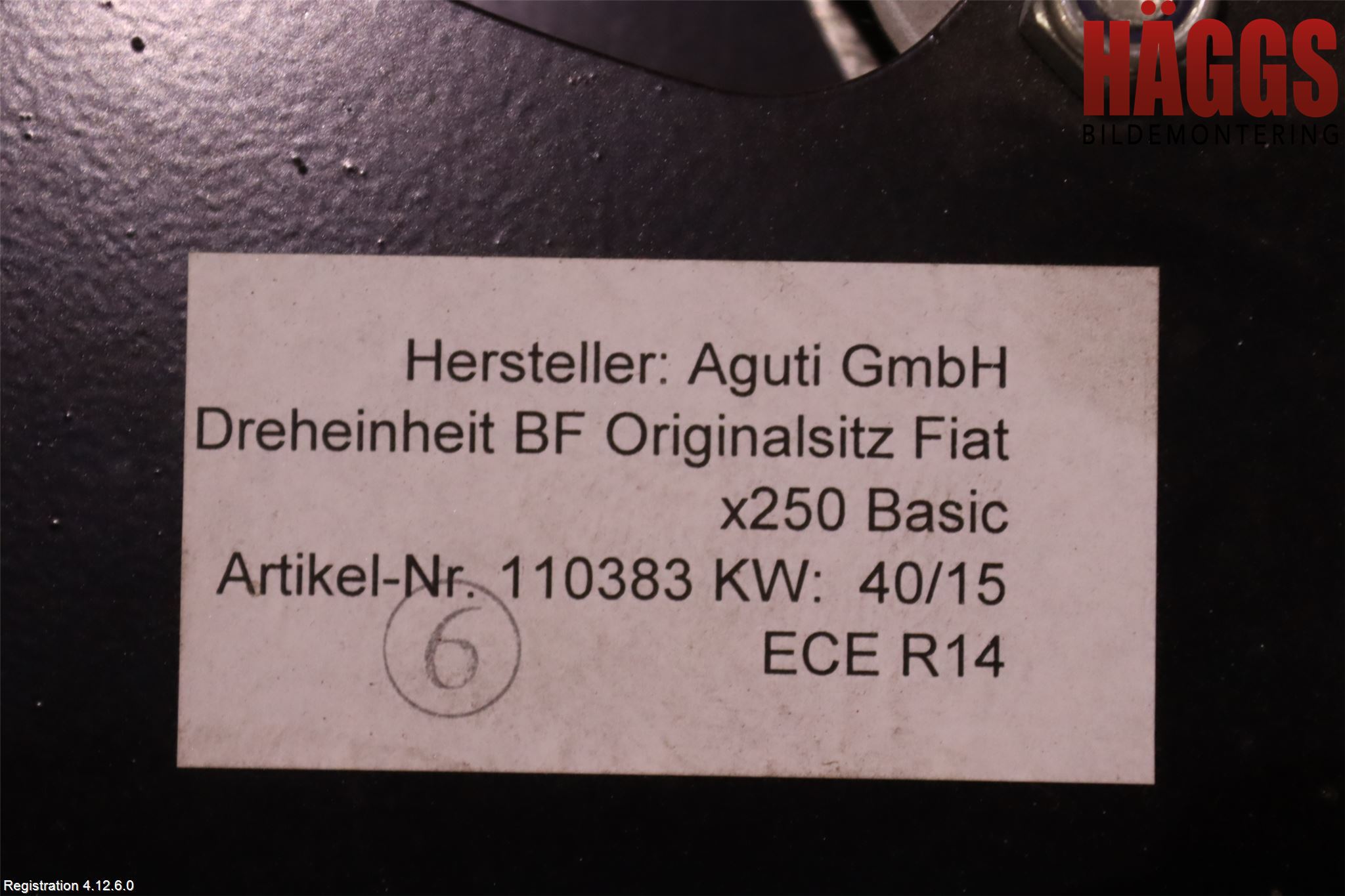 Fiat DUCATO 15-23 Inredning Stolsunderrede