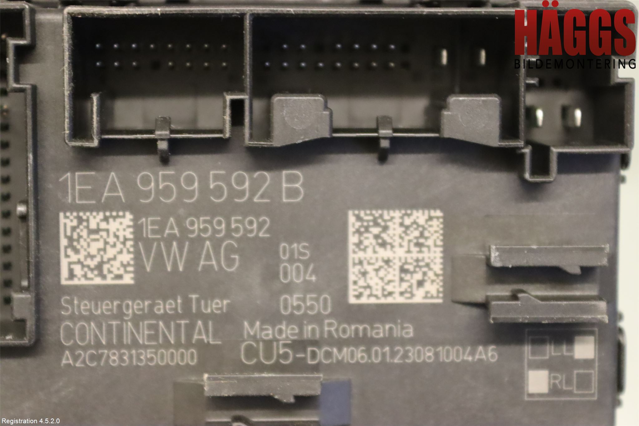 Volkswagen VW ID.3 21- Styrenhet Dörr