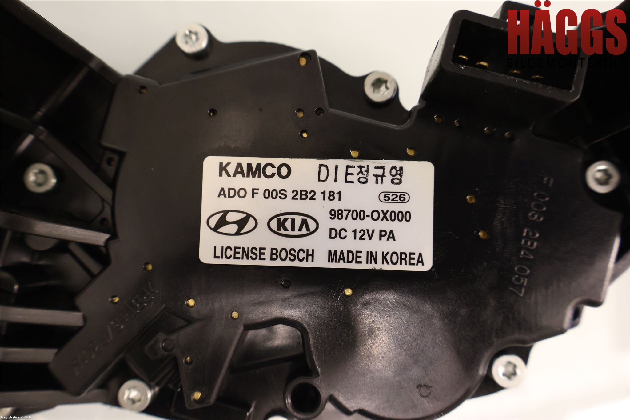 Hyundai i10 PA 08-13 Torkarmotor Baklucka