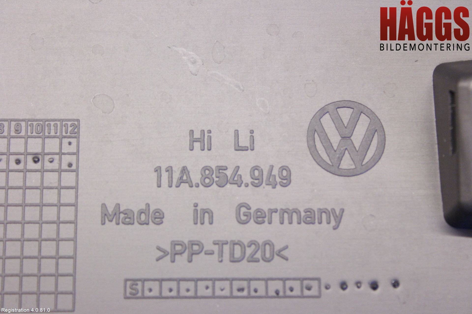 Volkswagen VW ID.4 21- Dörr Dekorlist Bak Vä