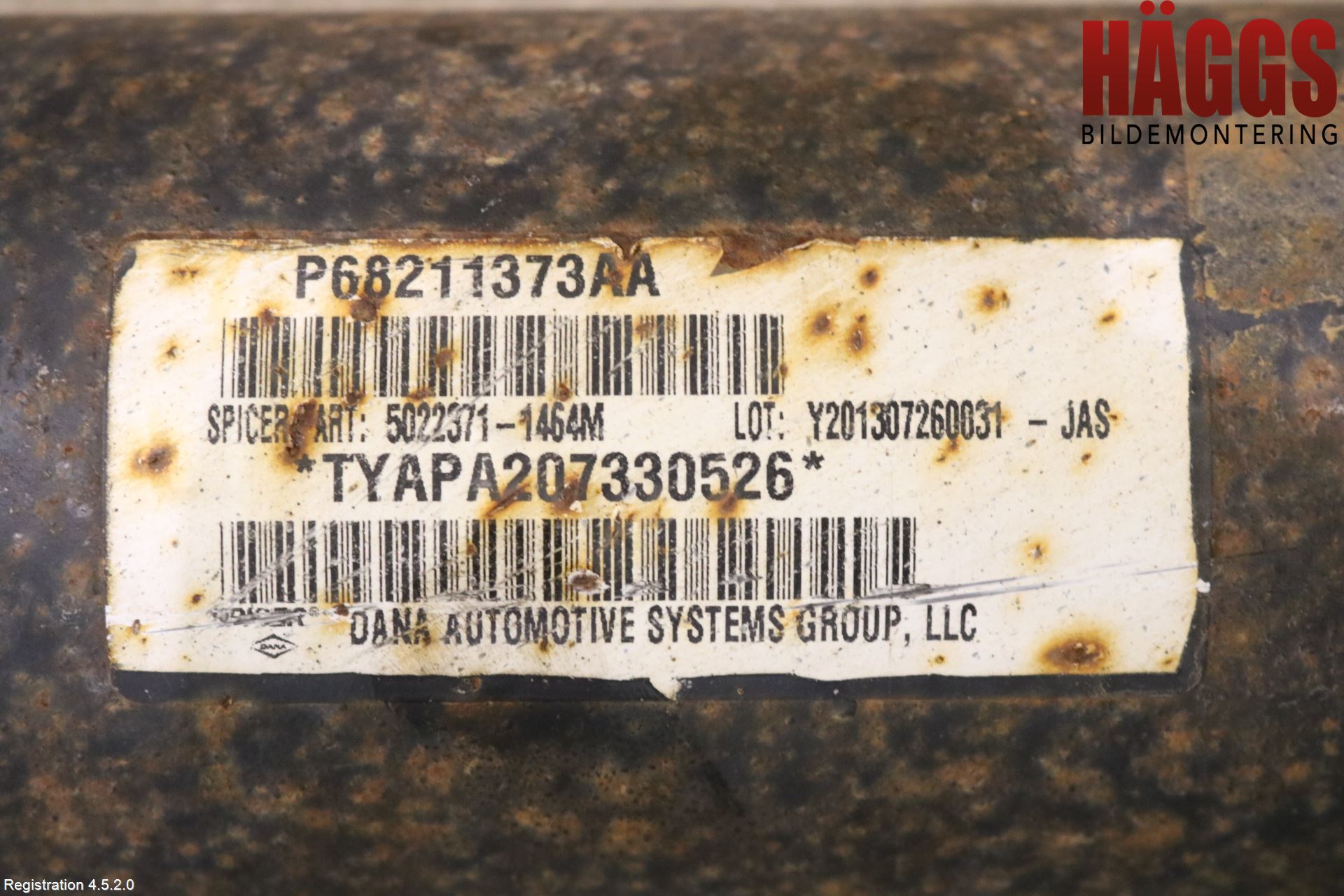 Dodge PICK UP RAM 81- Mellanaxel Komp