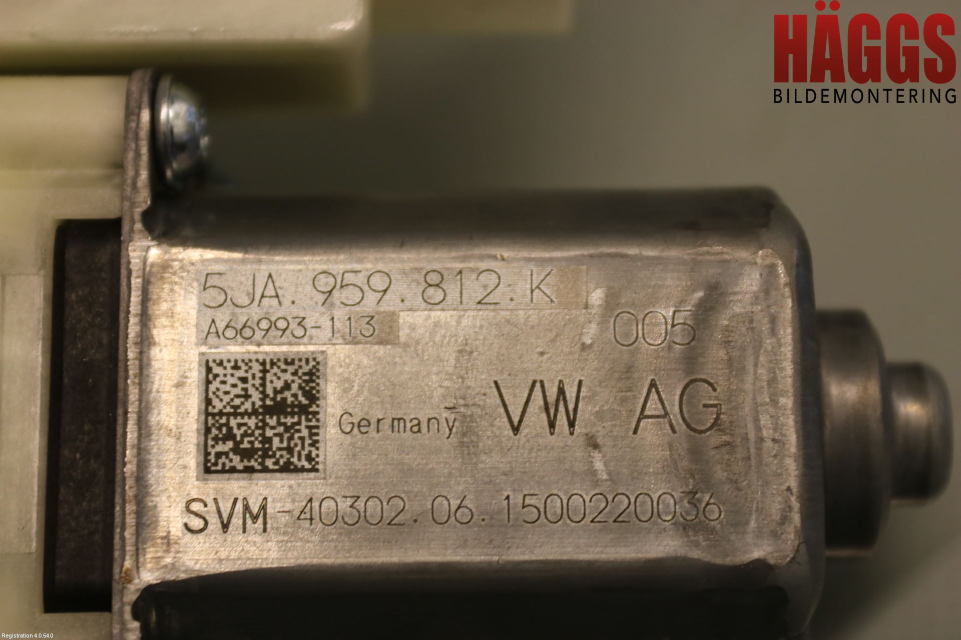 Skoda RAPID Fönsterhissmotor