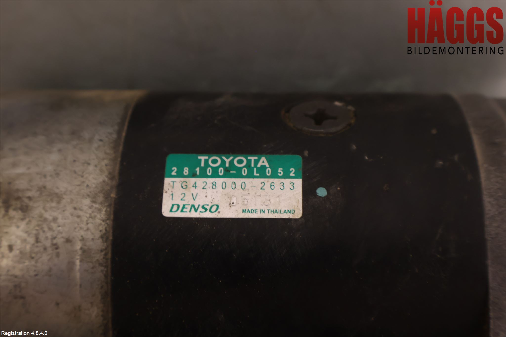 Toyota HILUX 16- Startmotor Diesel