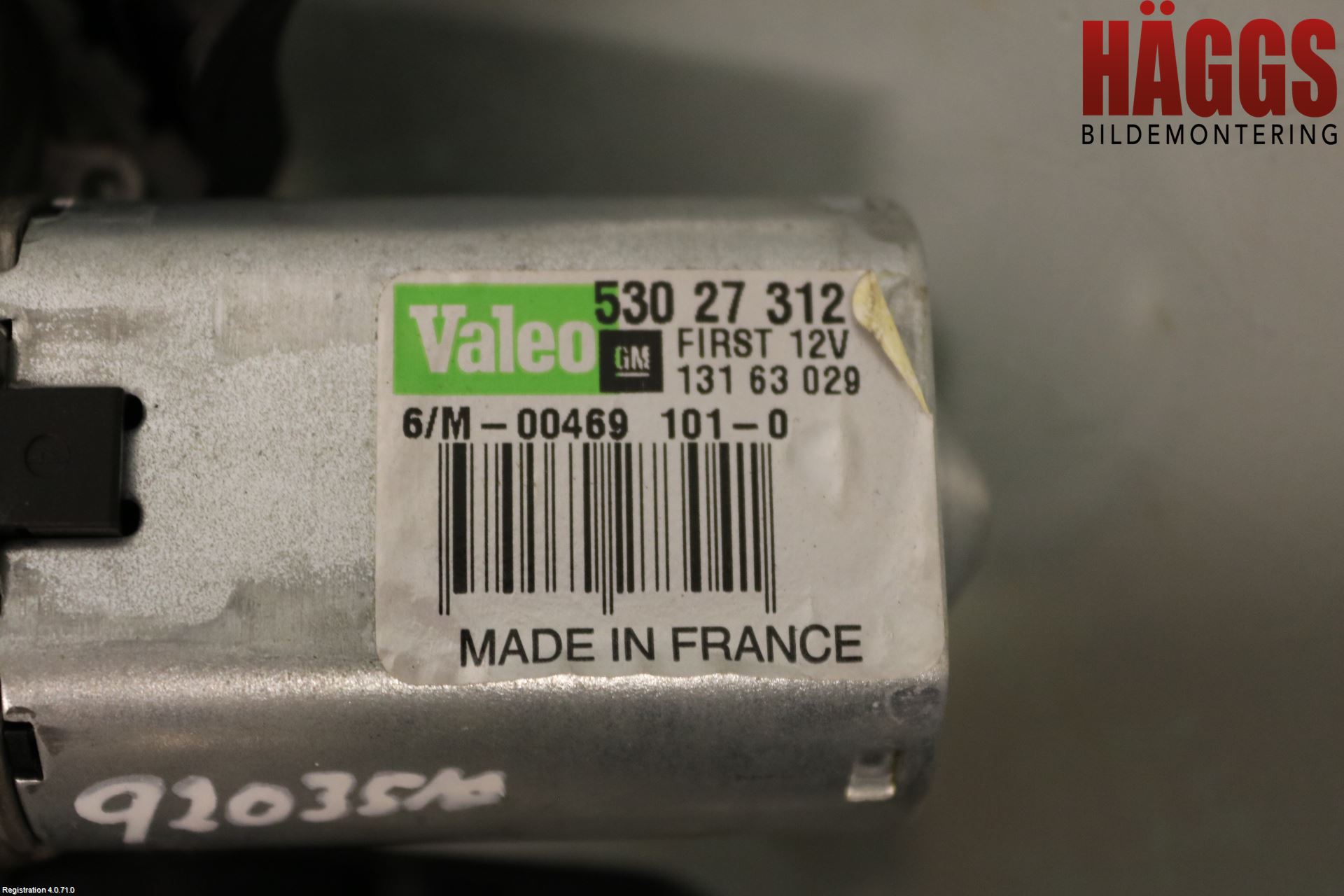 Opel CORSA D 07-14 Torkarmotor Baklucka