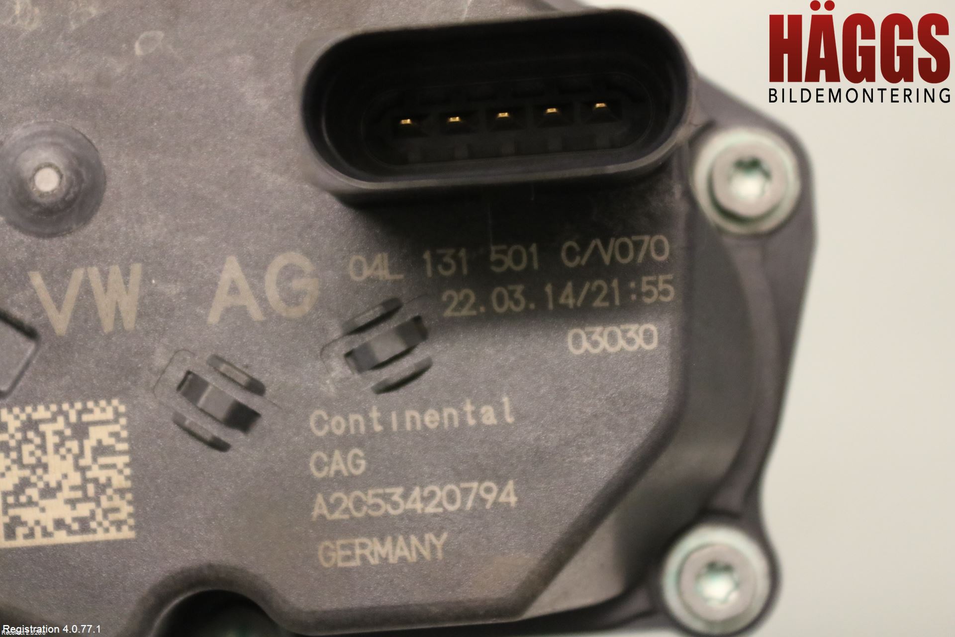 Volkswagen VW GOLF / E-GOLF VII 13-20 Egr Ventil