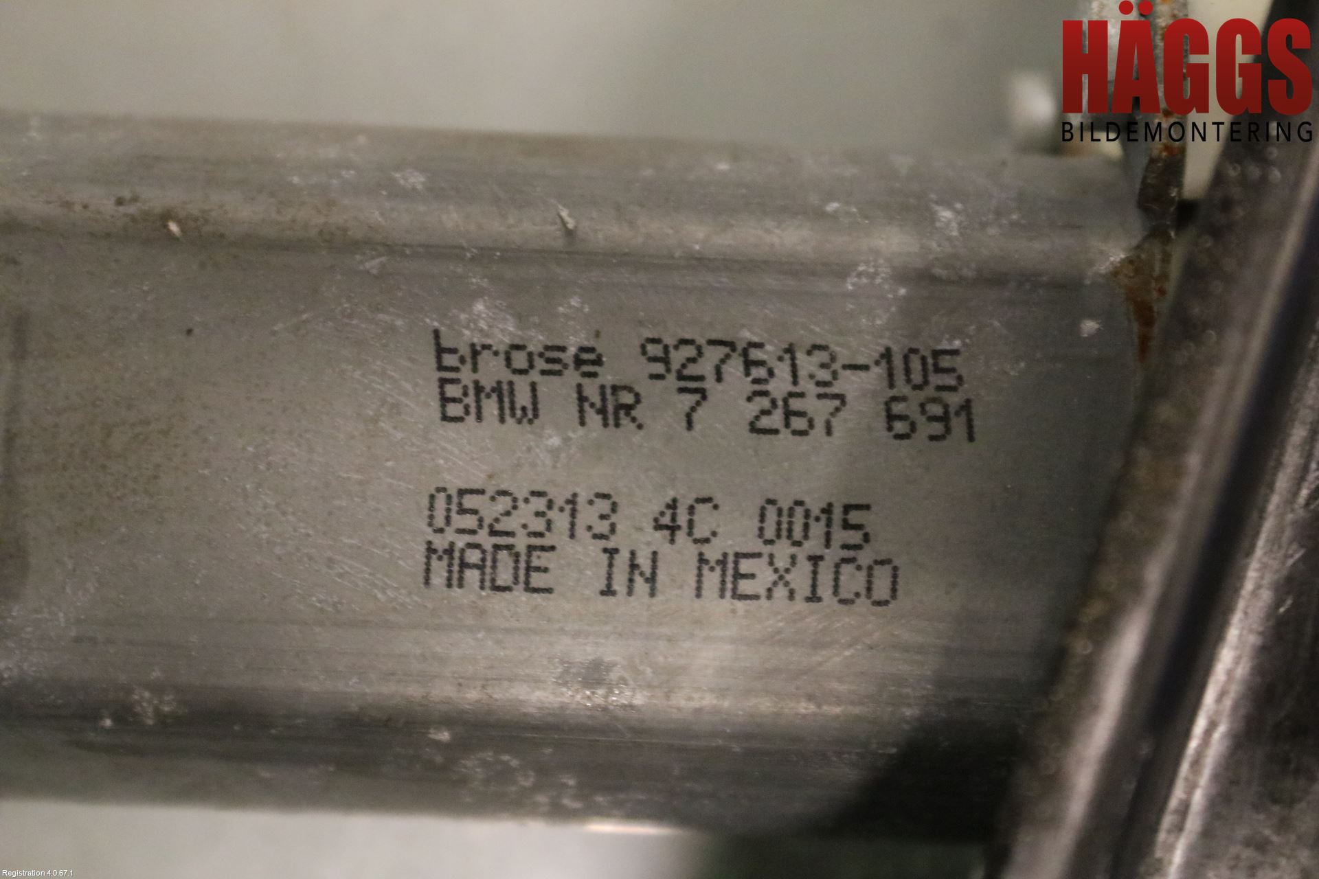 BMW X6 E71/E72   08-14 Fönsterhiss El Kompl