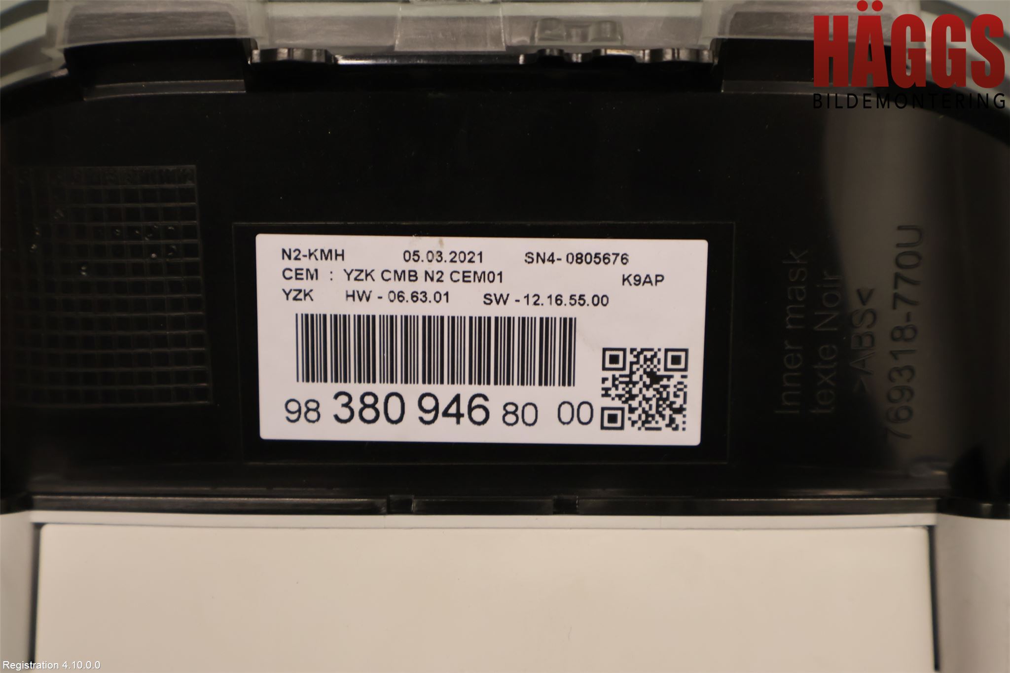 Peugeot PARTNER/E-PARTNER 19- Instrument Komb