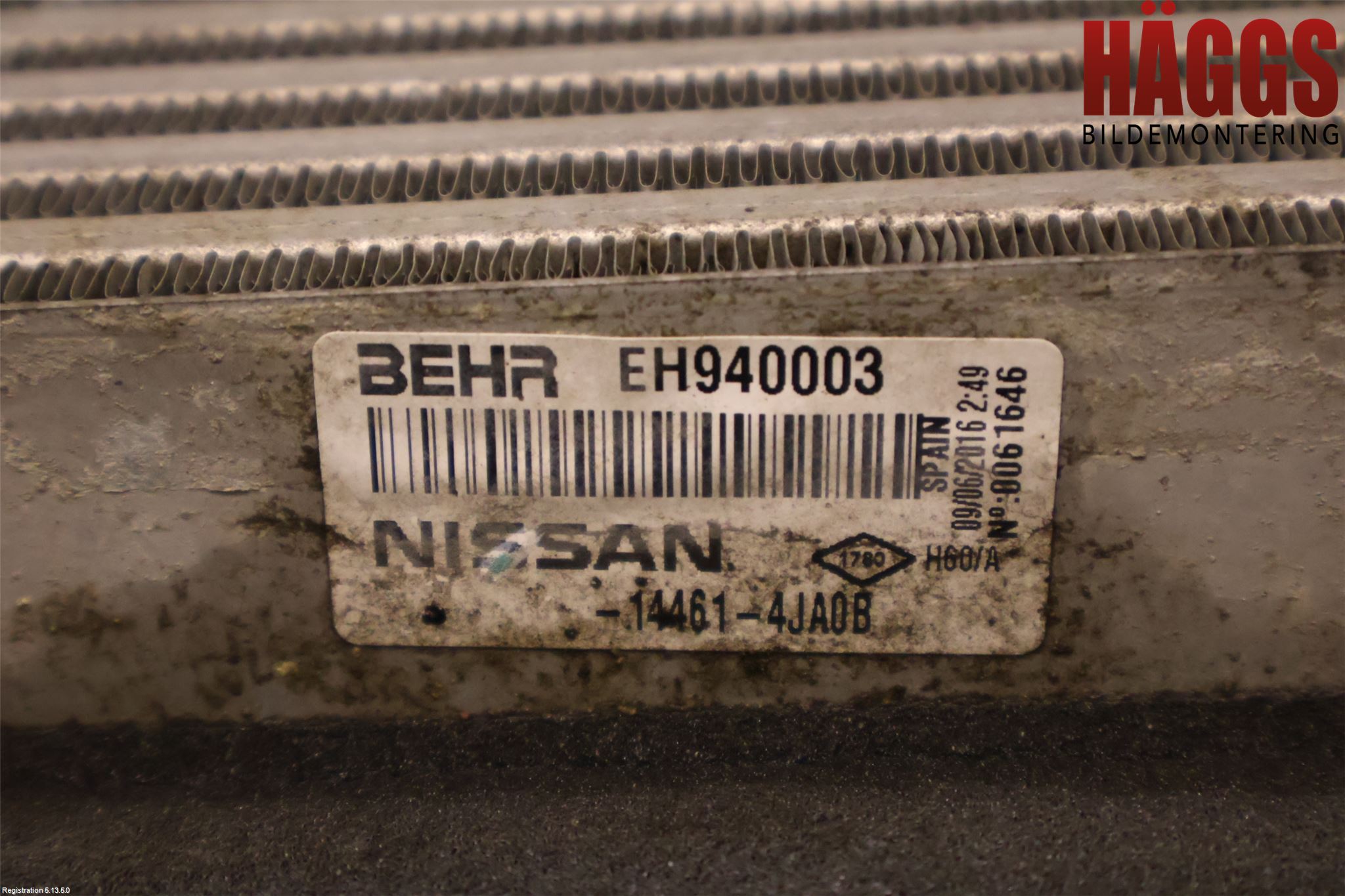 Nissan NP300 Laddluft-Intercooler Kyl