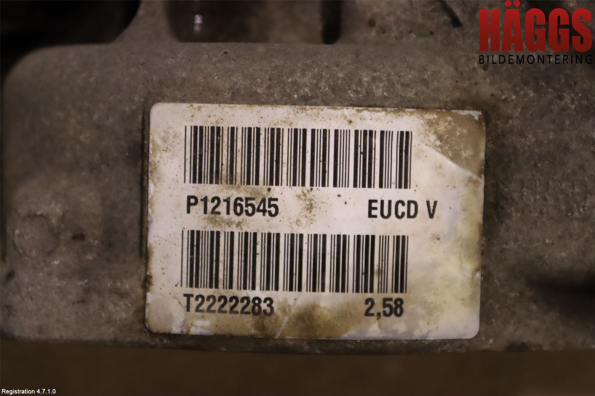 Volvo XC70 14-16 Bakväxel-Diff