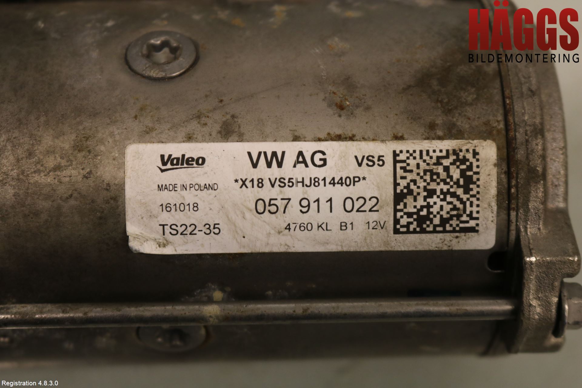 Audi Q8/SQ8 4M 19- Startmotor Diesel