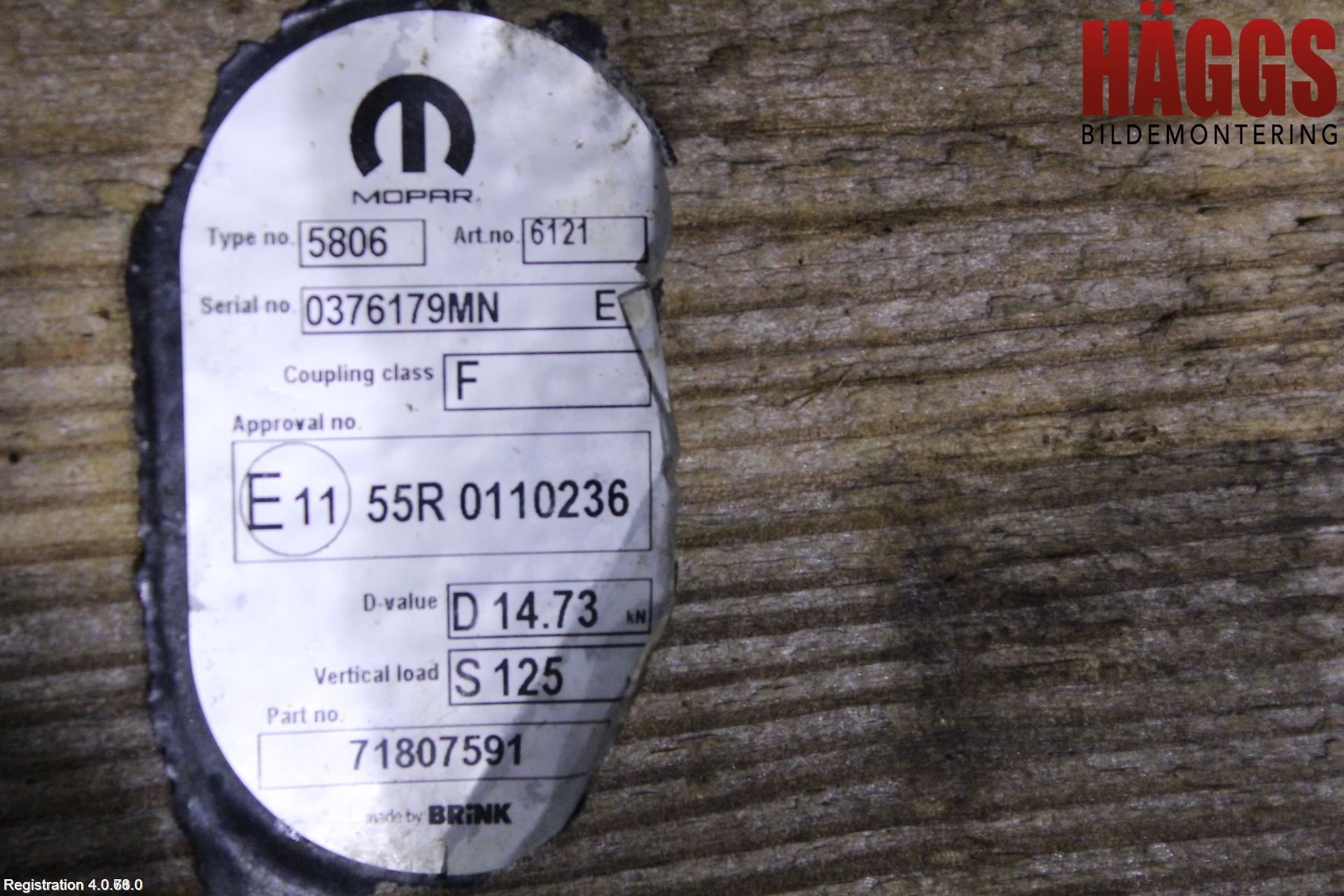 Fiat FULLBACK 16-19 Dragkrok