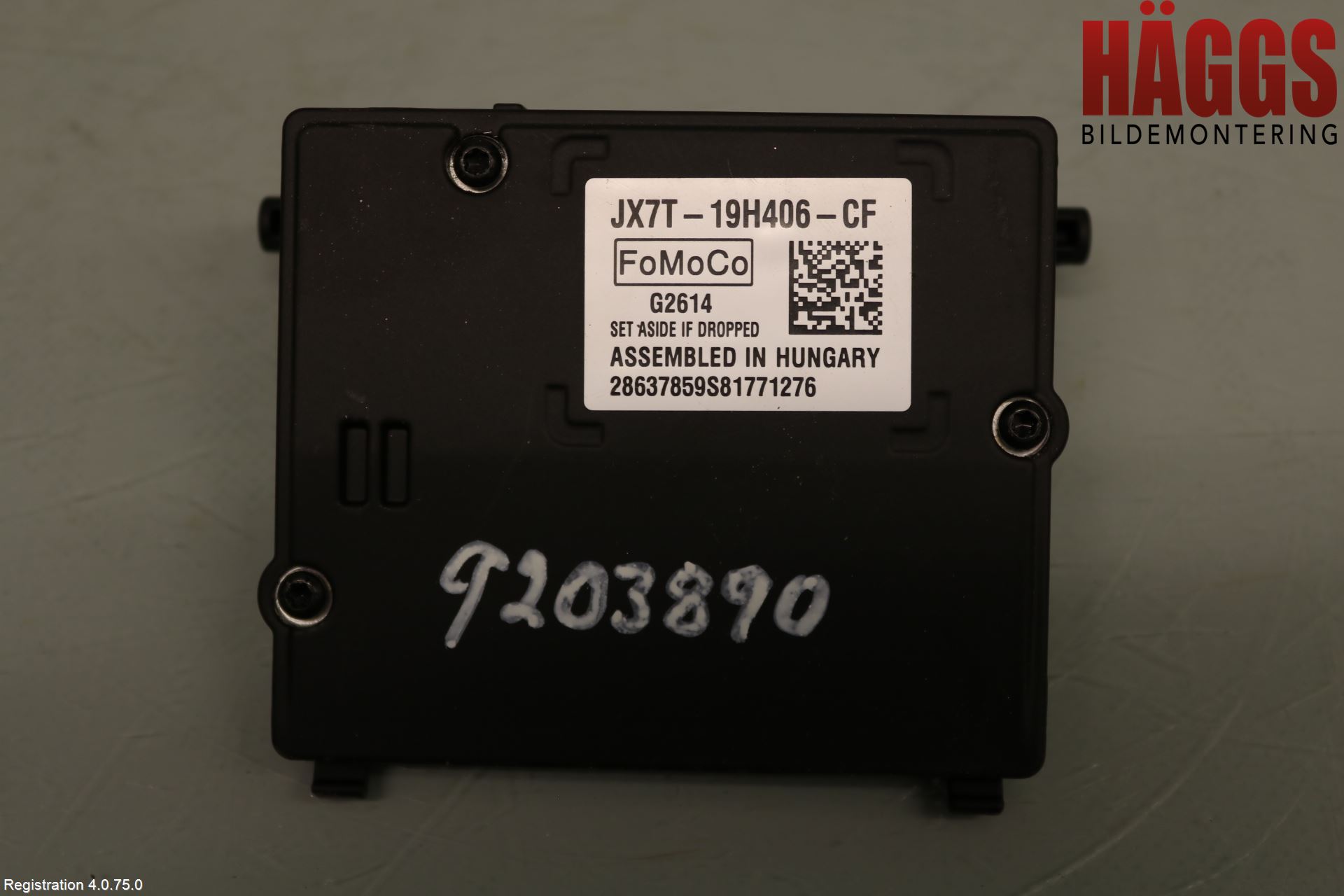 Ford FOCUS 19- Sensor Aktivt Kollisionsskydd