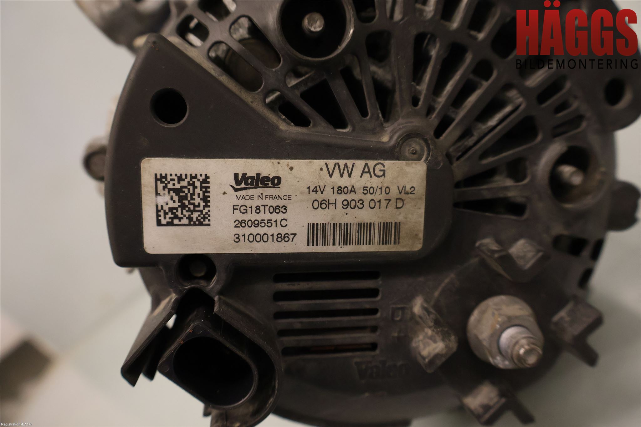 Audi A4/S4 08-11 Generator